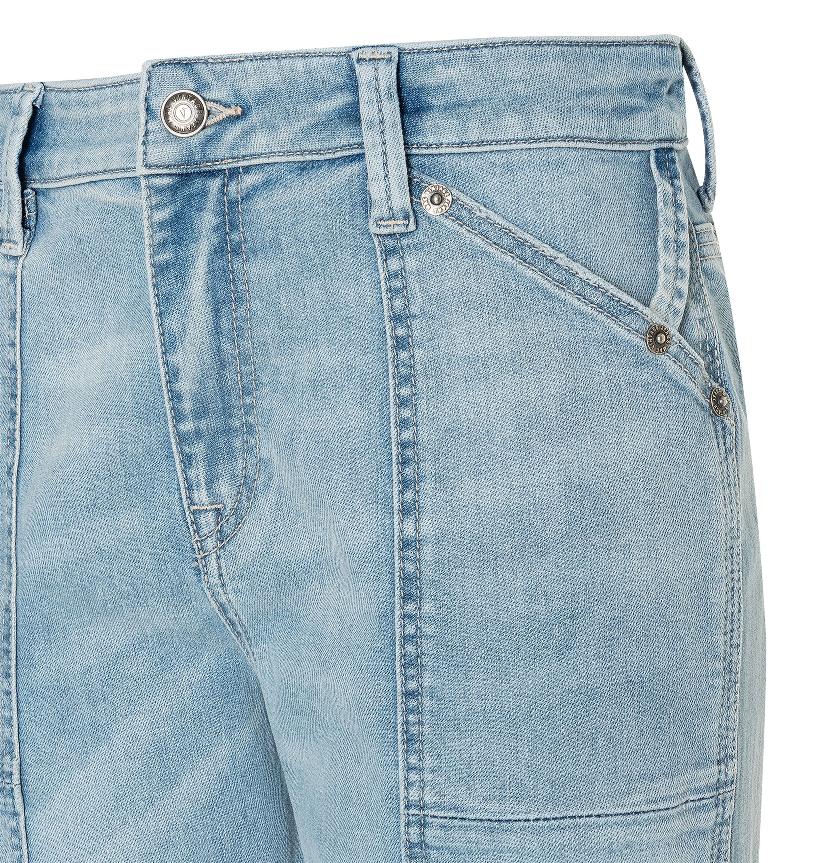 MAC JEANS - IOWA, Auth. comfort vintage denim - Relaxed Fit - 2803-90-0333L-D246 - blau