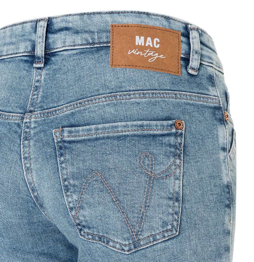 MAC JEANS - DETROIT, Auth. comfort vintage denim - Flared Fit - 2818-90-0333L-D297 - blau
