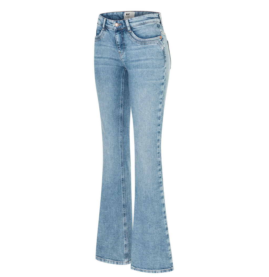 MAC JEANS - DETROIT, Auth. comfort vintage denim - Flared Fit - 2818-90-0333L-D297 - blau