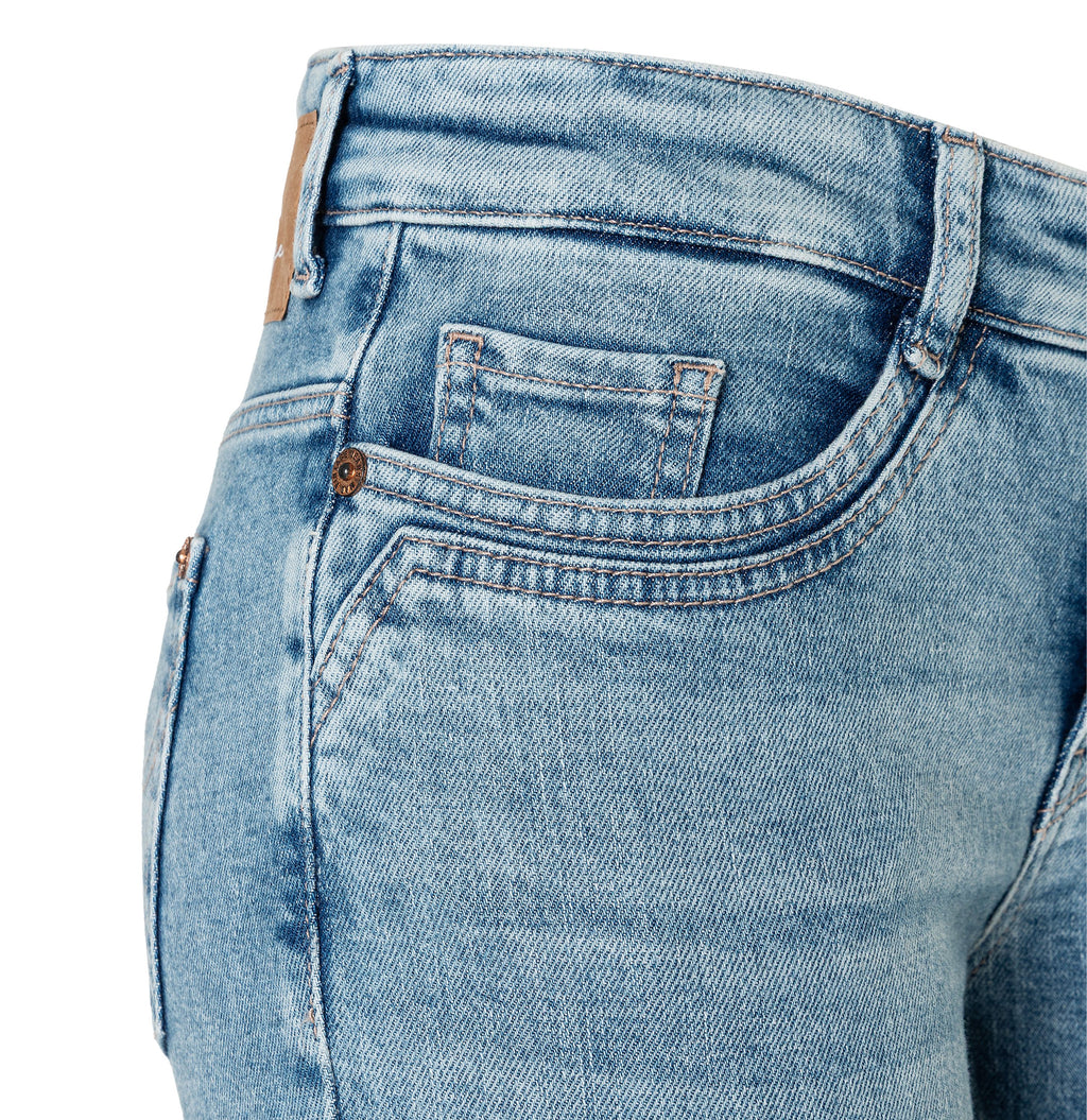 MAC JEANS - DETROIT, Auth. comfort vintage denim - Flared Fit - 2818-90-0333L-D297 - blau