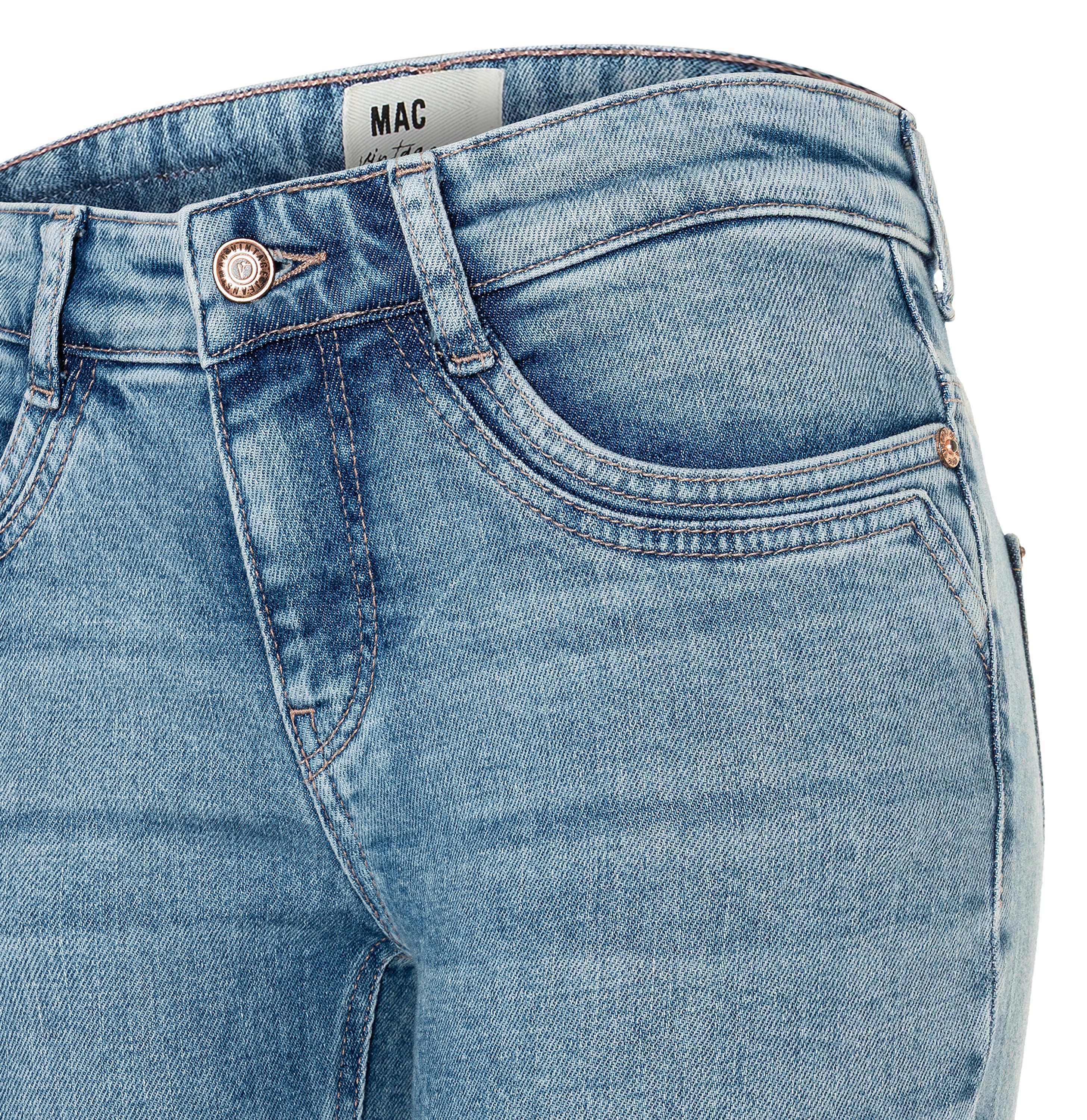 MAC JEANS - DETROIT, Auth. comfort vintage denim - Flared Fit - 2818-90-0333L-D297 - blau