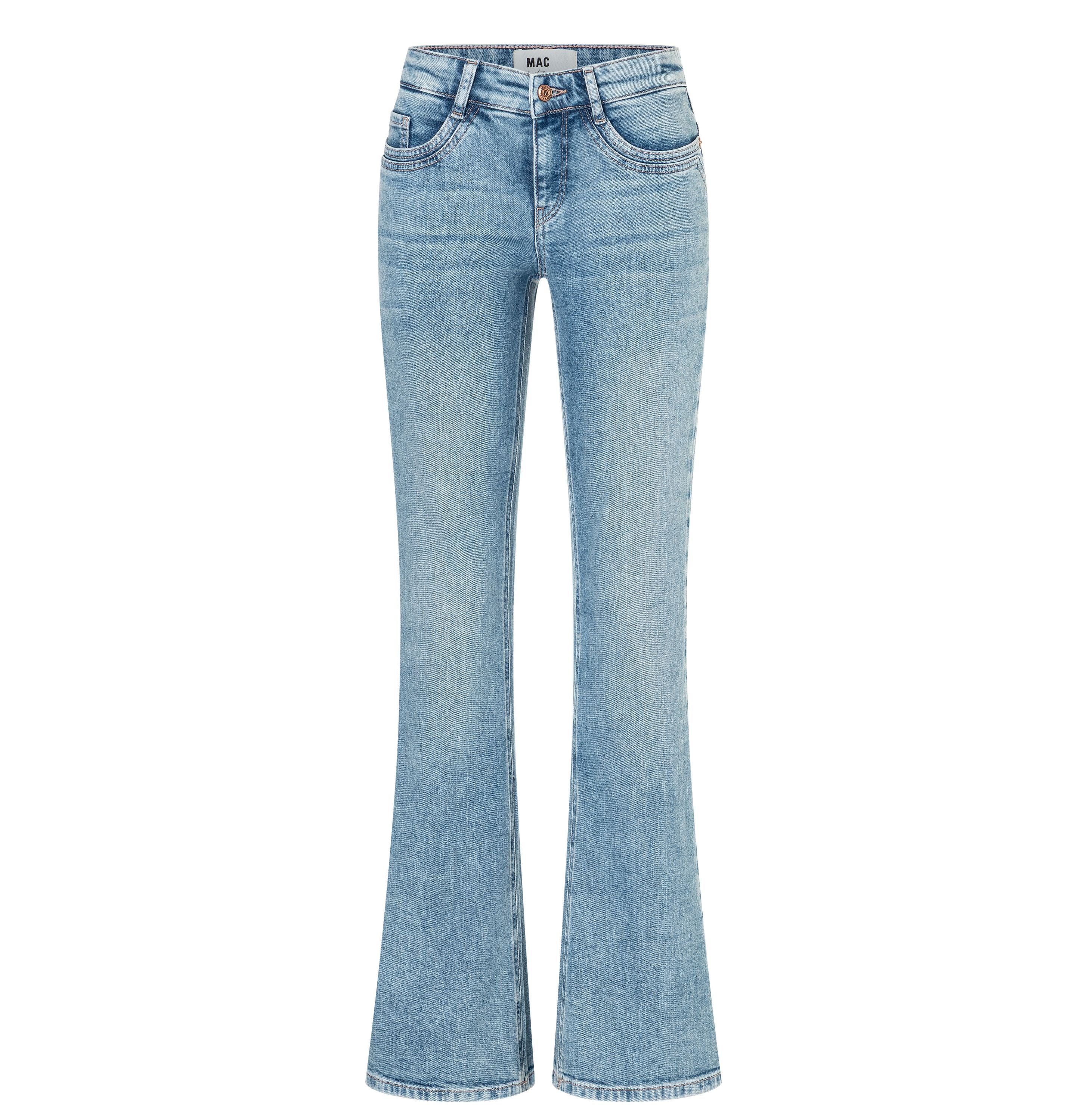 MAC JEANS - DETROIT, Auth. comfort vintage denim - Flared Fit - 2818-90-0333L-D297 - blau