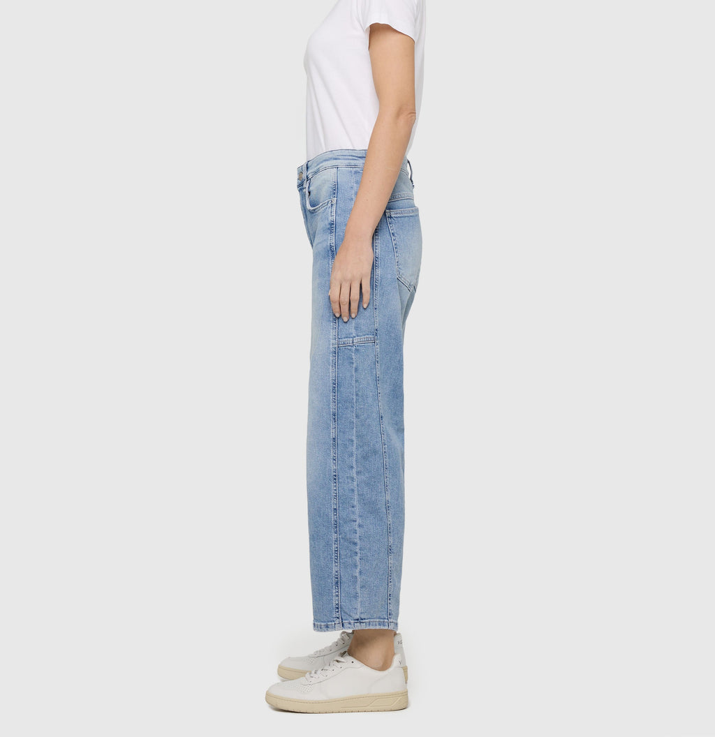 MAC JEANS - OHIO, Auth. comfort vintage denim - Barrel Fit - 3126-90-0333L-D410 - blau
