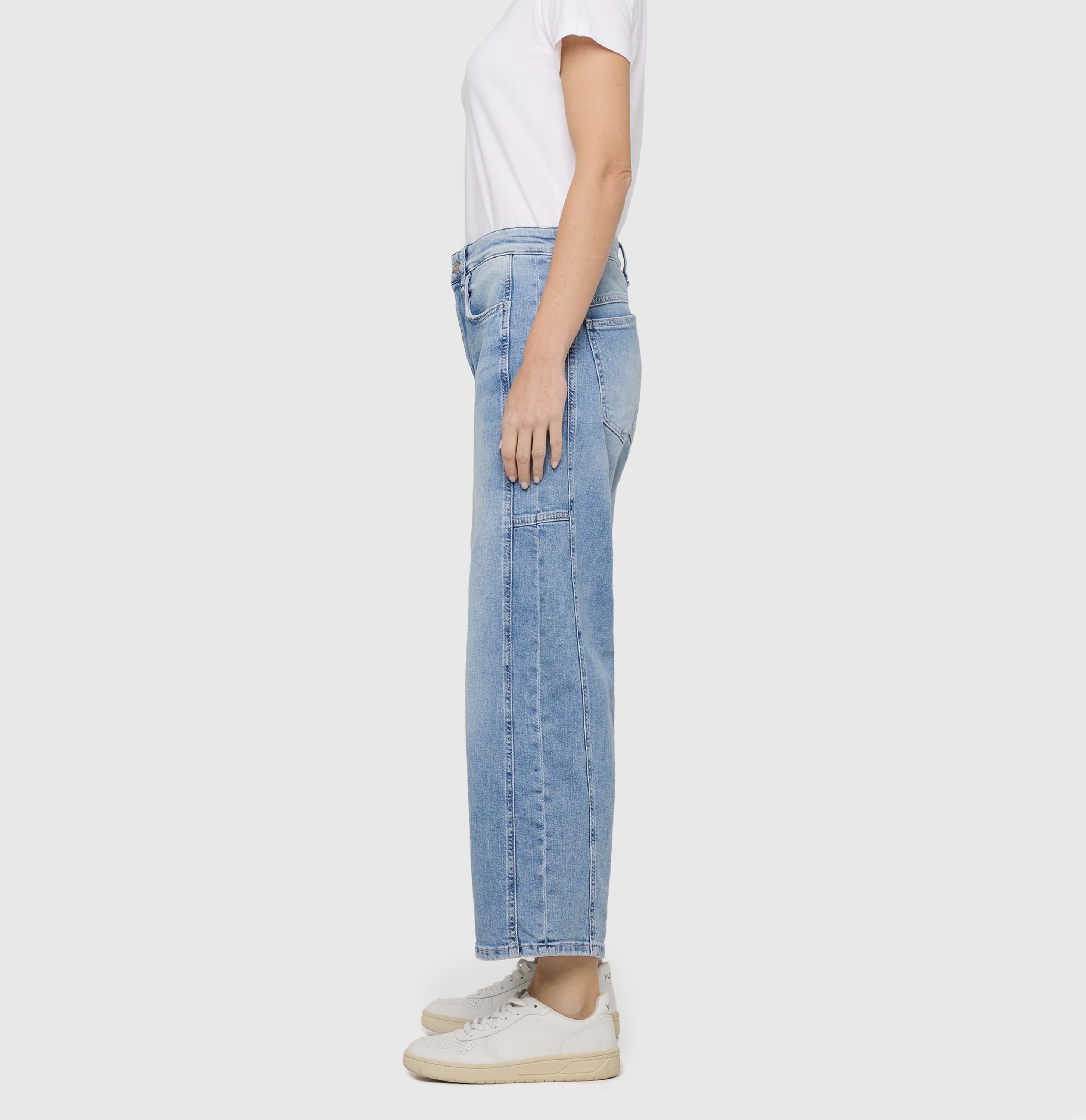 MAC JEANS - OHIO, Auth. comfort vintage denim - Barrel Fit - 3126-90-0333L-D410 - blau