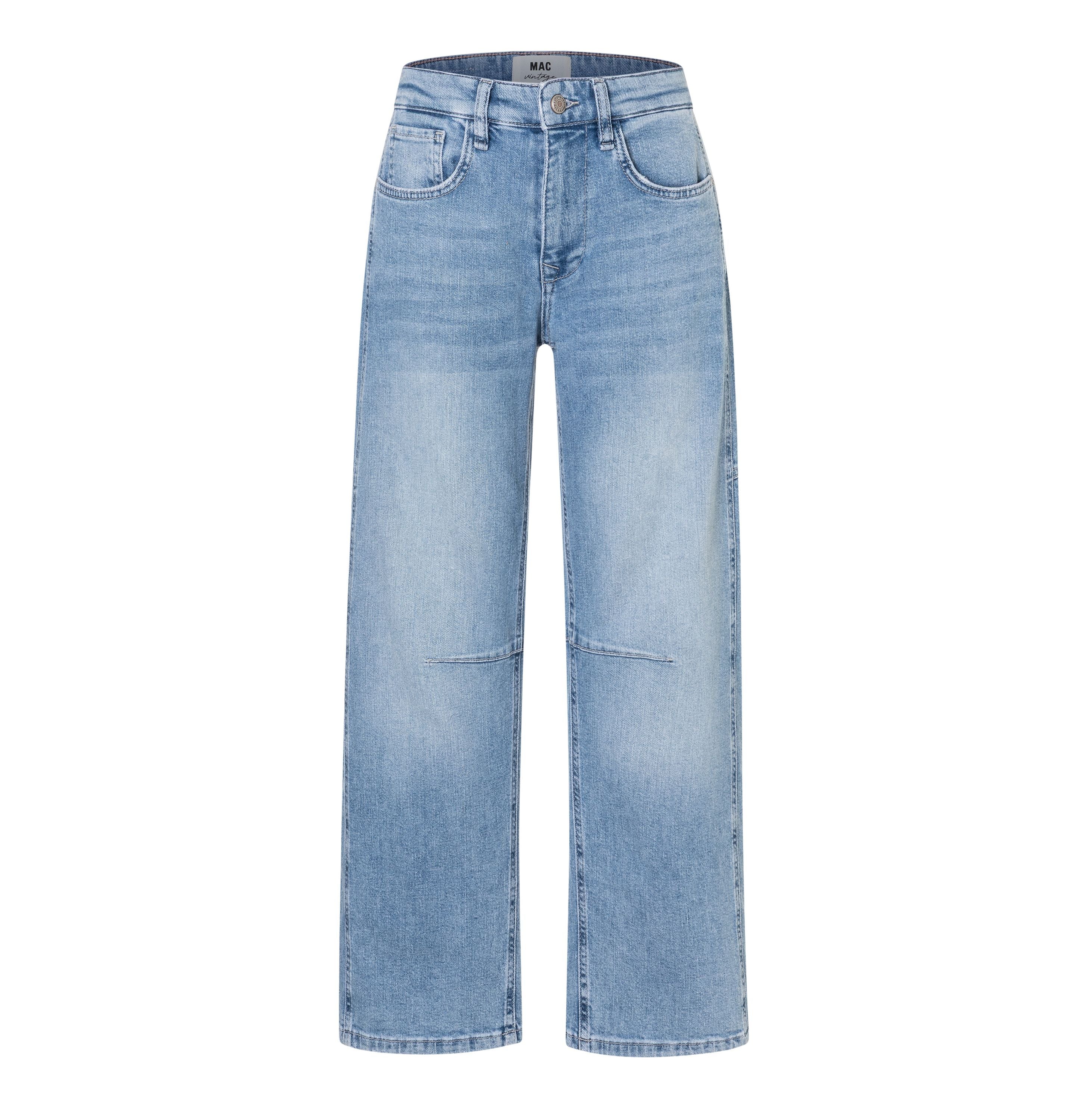 MAC JEANS - OHIO, Auth. comfort vintage denim - Barrel Fit - 3126-90-0333L-D410 - blau