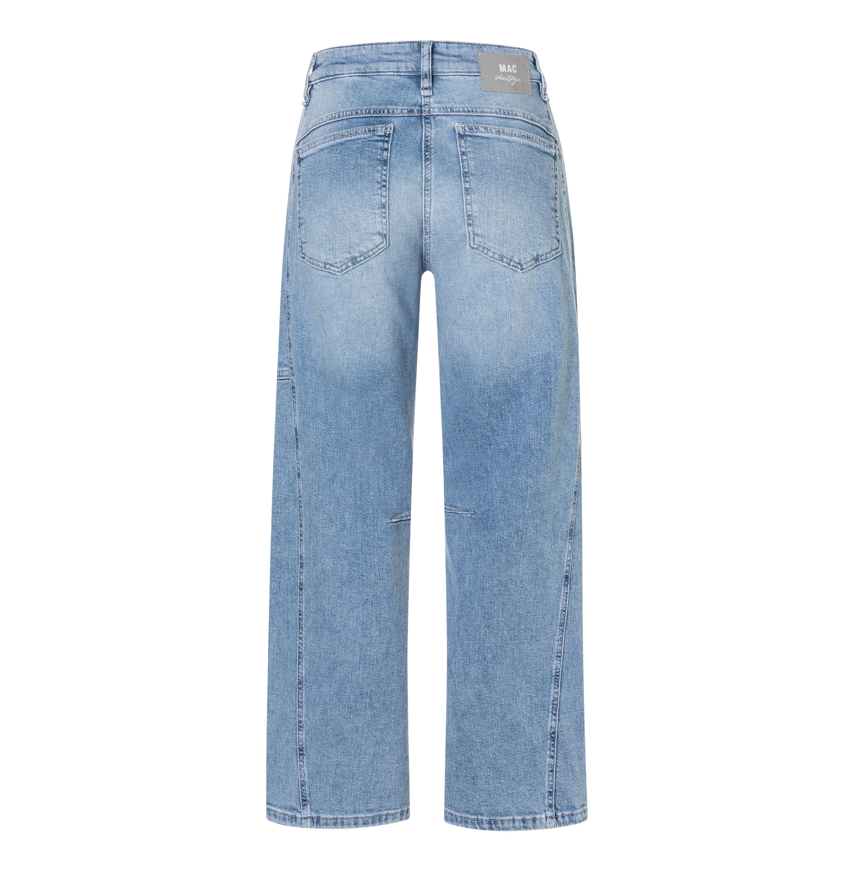MAC JEANS - OHIO, Auth. comfort vintage denim - Barrel Fit - 3126-90-0333L-D410 - blau