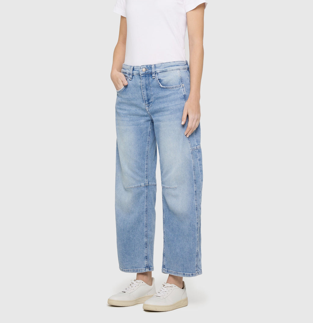 MAC JEANS - OHIO, Auth. comfort vintage denim - Barrel Fit - 3126-90-0333L-D410 - blau