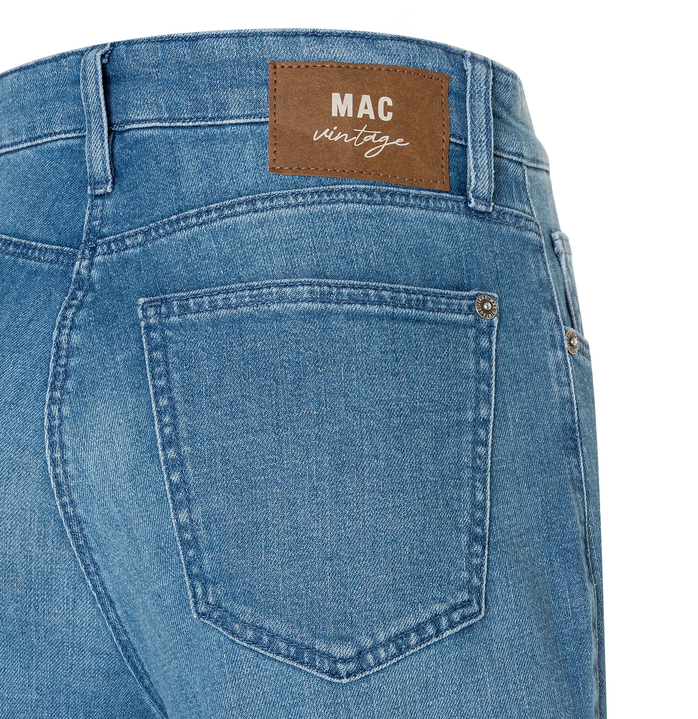 MAC JEANS - DAKOTA, Auth. comfort vintage denim - Barrel Fit - 3123-90-0333L-D420 - blau