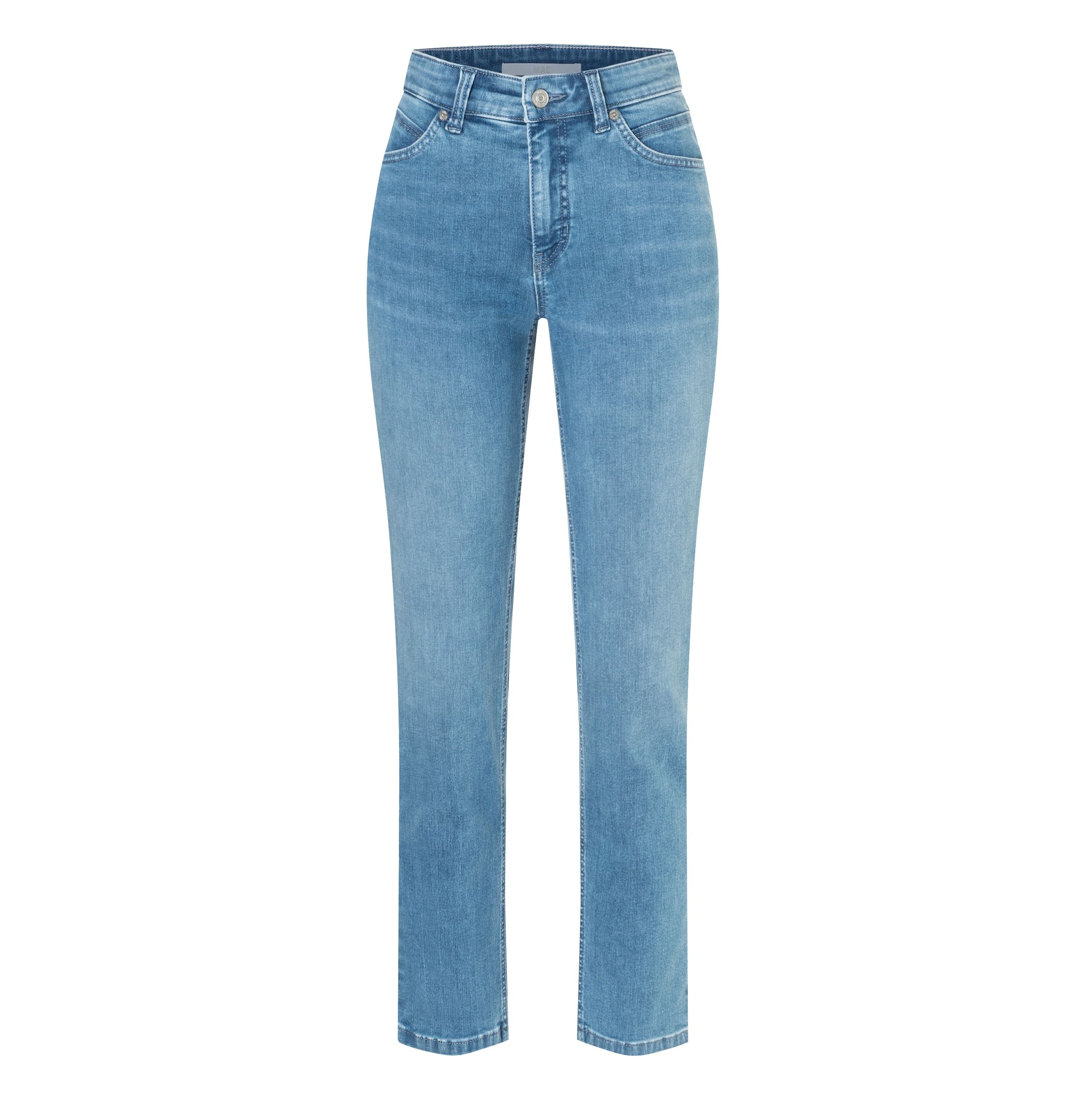 MAC JEANS - MELANIE, Authentic Stretch Denim - Straight Fit - 5040-90-0387L-D429 - blau