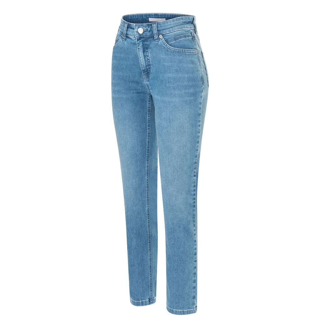 MAC JEANS - MELANIE, Authentic Stretch Denim - Straight Fit - 5040-90-0387L-D429 - blau