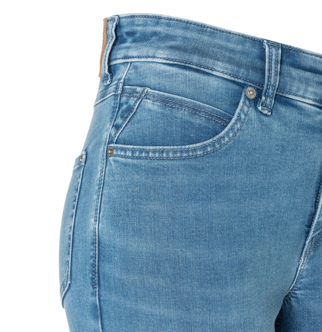 MAC JEANS - MELANIE, Authentic Stretch Denim - Straight Fit - 5040-90-0387L-D429 - blau