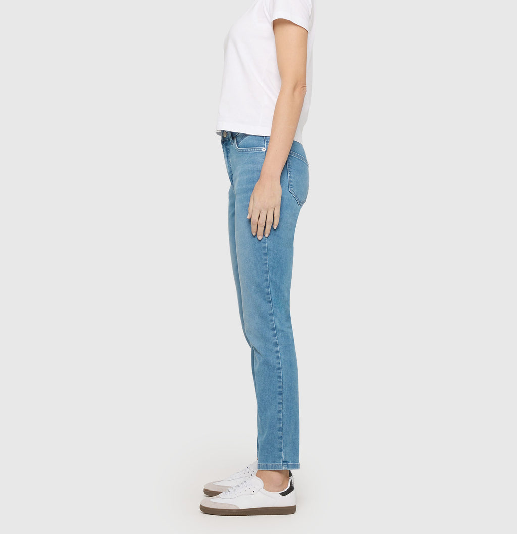 MAC JEANS - MELANIE, Authentic Stretch Denim - Straight Fit - 5040-90-0387L-D429 - blau
