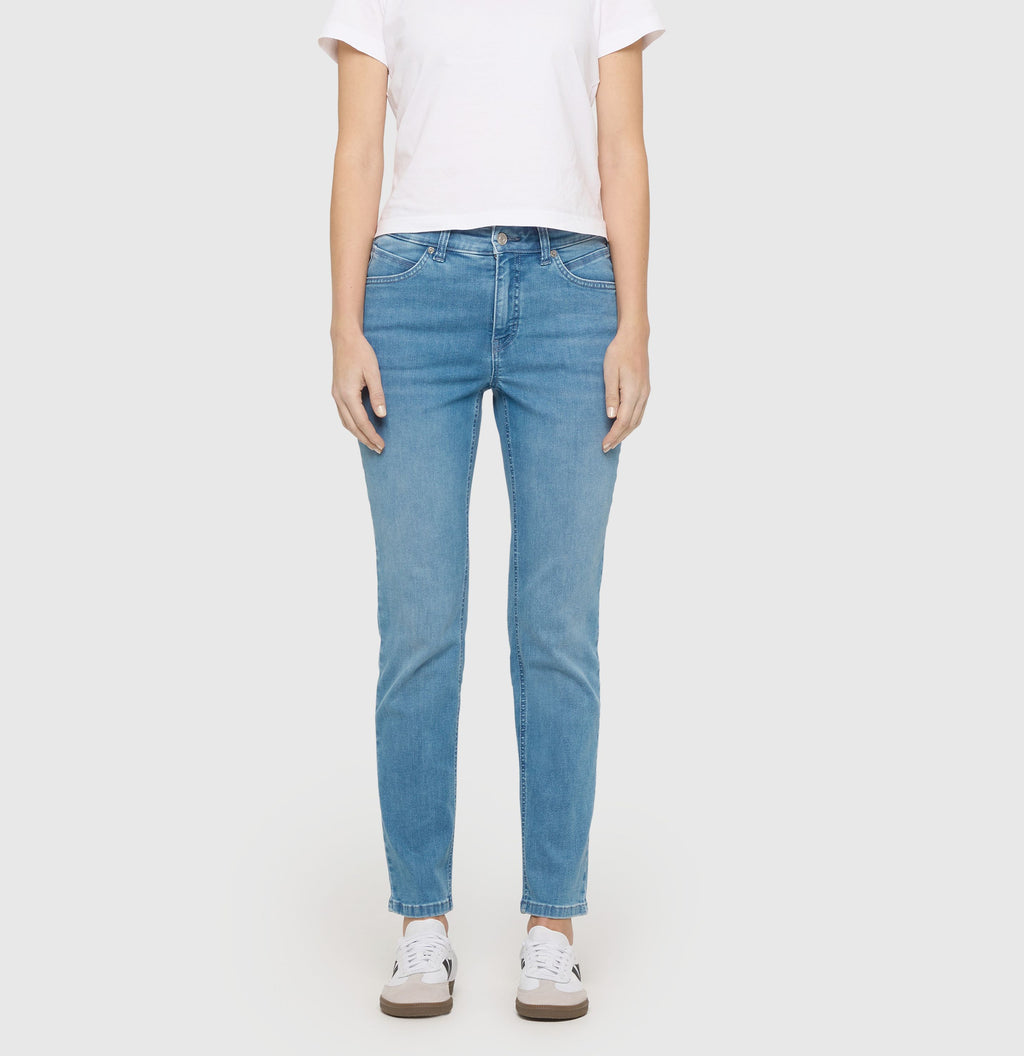 MAC JEANS - MELANIE, Authentic Stretch Denim - Straight Fit - 5040-90-0387L-D429 - blau