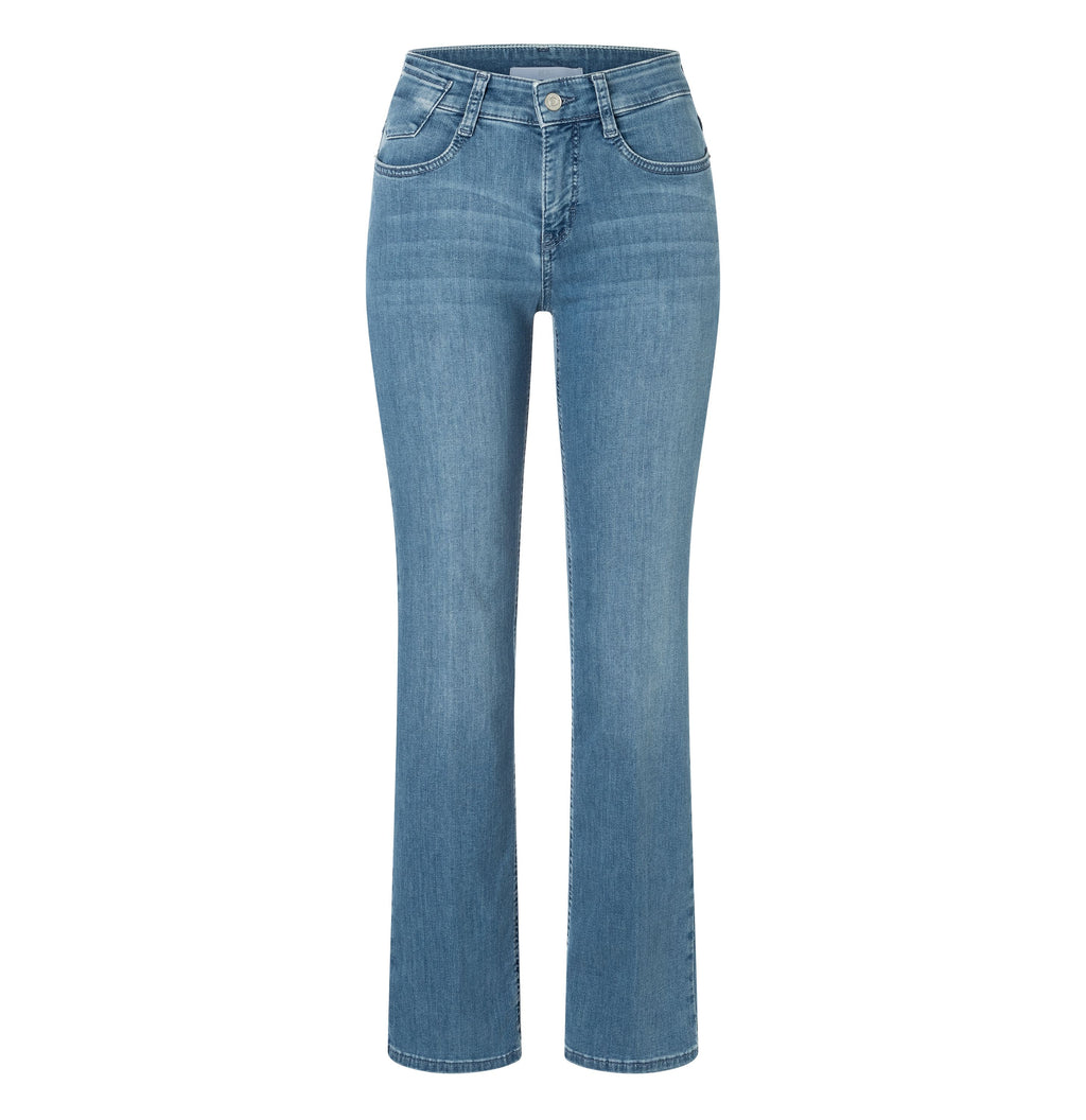 MAC JEANS - LAURA, Authentic Stretch Denim - Flared Fit - 5225-90-0387L-D429 - blau