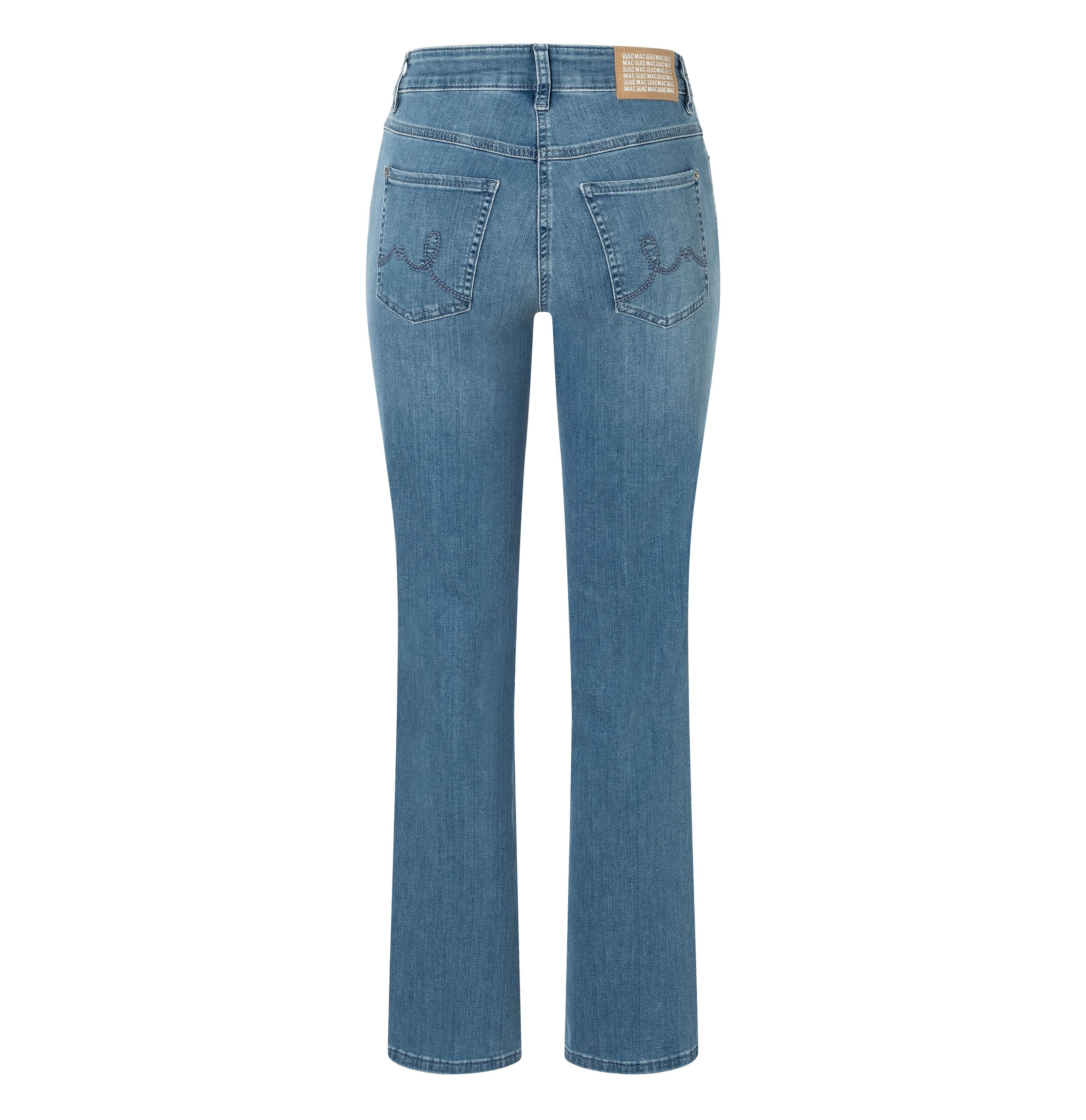 MAC JEANS - LAURA, Authentic Stretch Denim - Flared Fit - 5225-90-0387L-D429 - blau