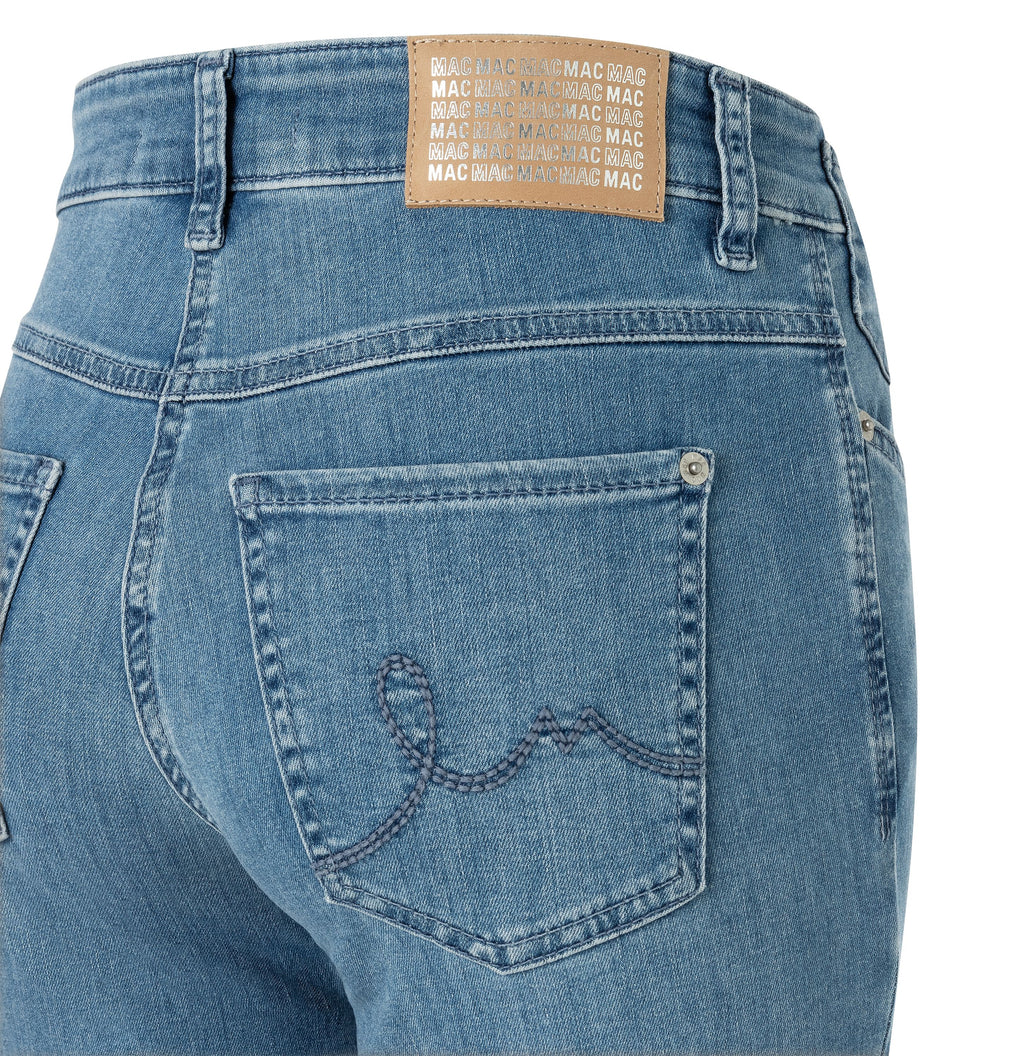 MAC JEANS - LAURA, Authentic Stretch Denim - Flared Fit - 5225-90-0387L-D429 - blau