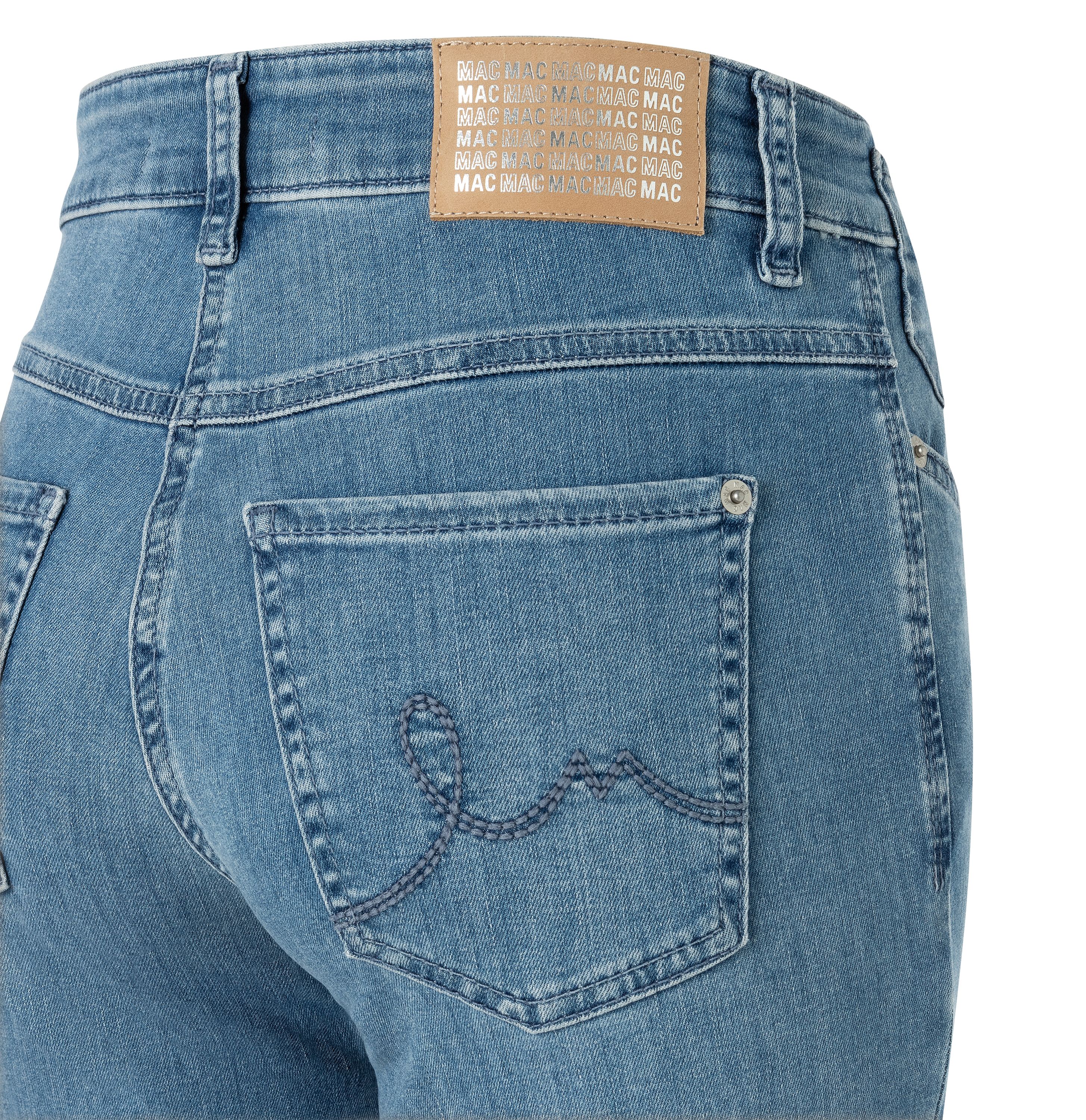 MAC JEANS - LAURA, Authentic Stretch Denim - Flared Fit - 5225-90-0387L-D429 - blau