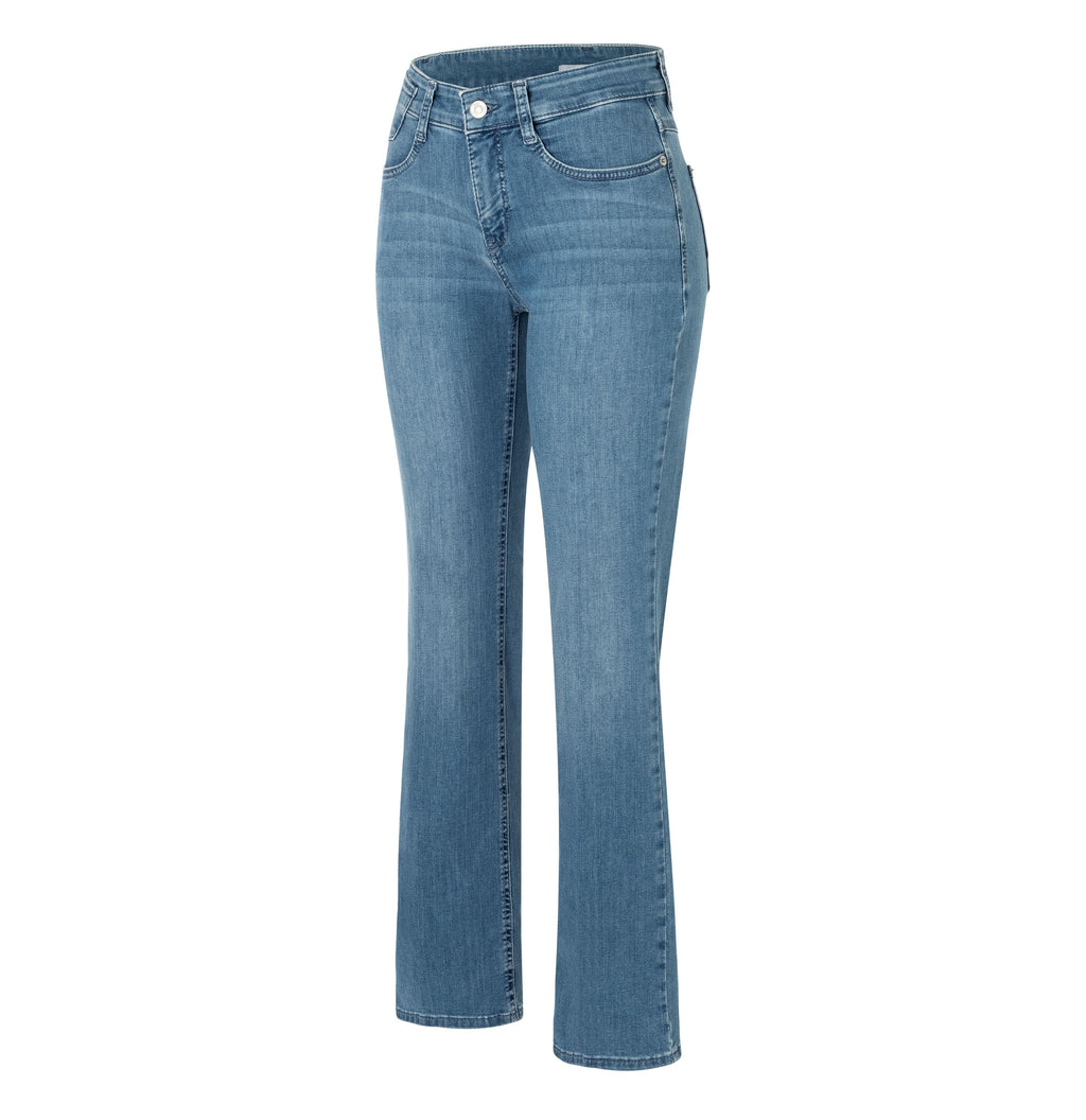 MAC JEANS - LAURA, Authentic Stretch Denim - Flared Fit - 5225-90-0387L-D429 - blau