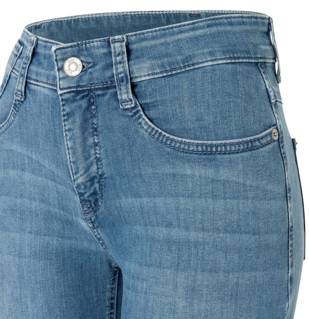 MAC JEANS - LAURA, Authentic Stretch Denim - Flared Fit - 5225-90-0387L-D429 - blau