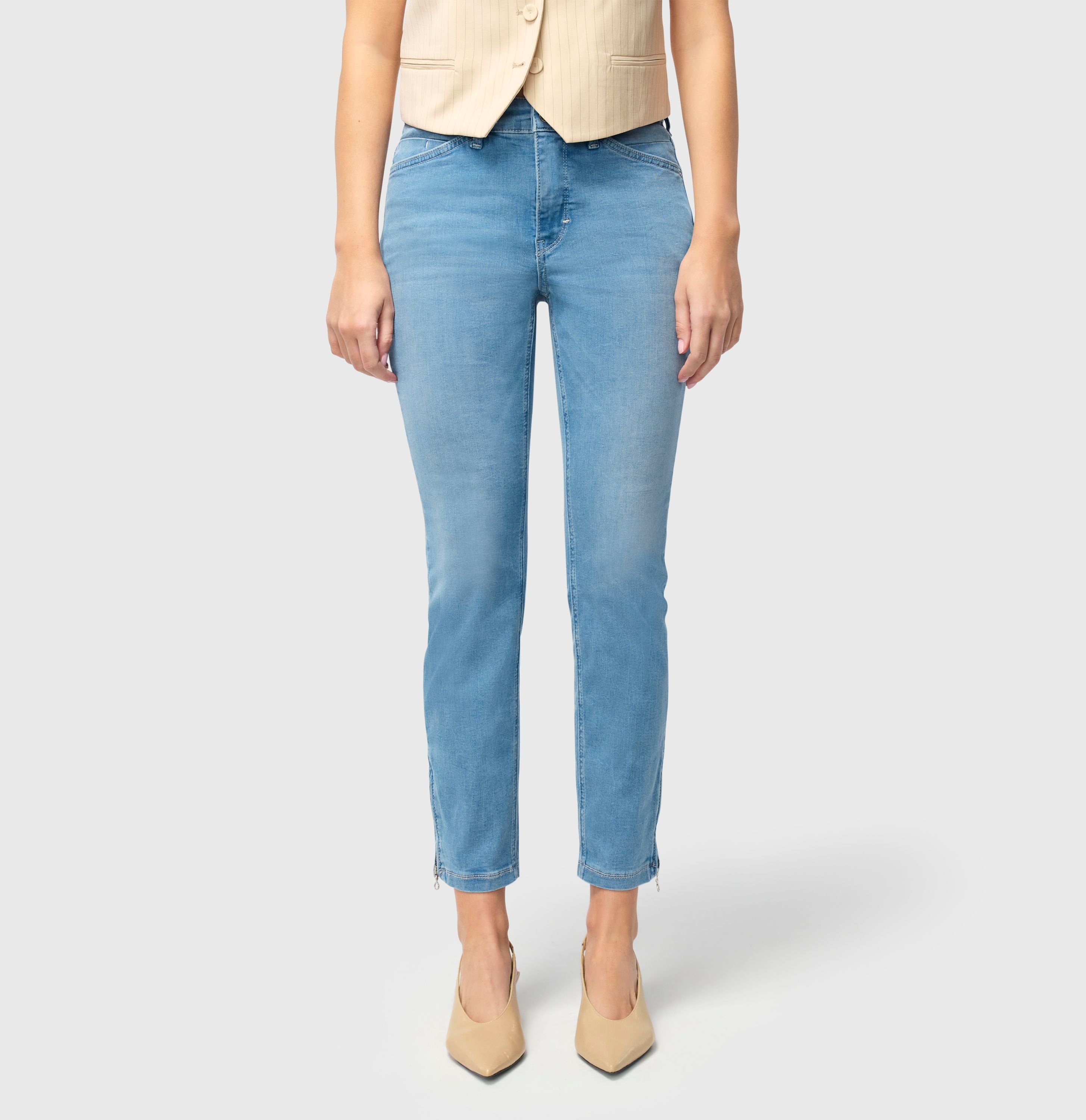 MAC JEANS - DREAM CHIC, Dream denim - Slim Fit - 5471-90-0355L-D451 - blau