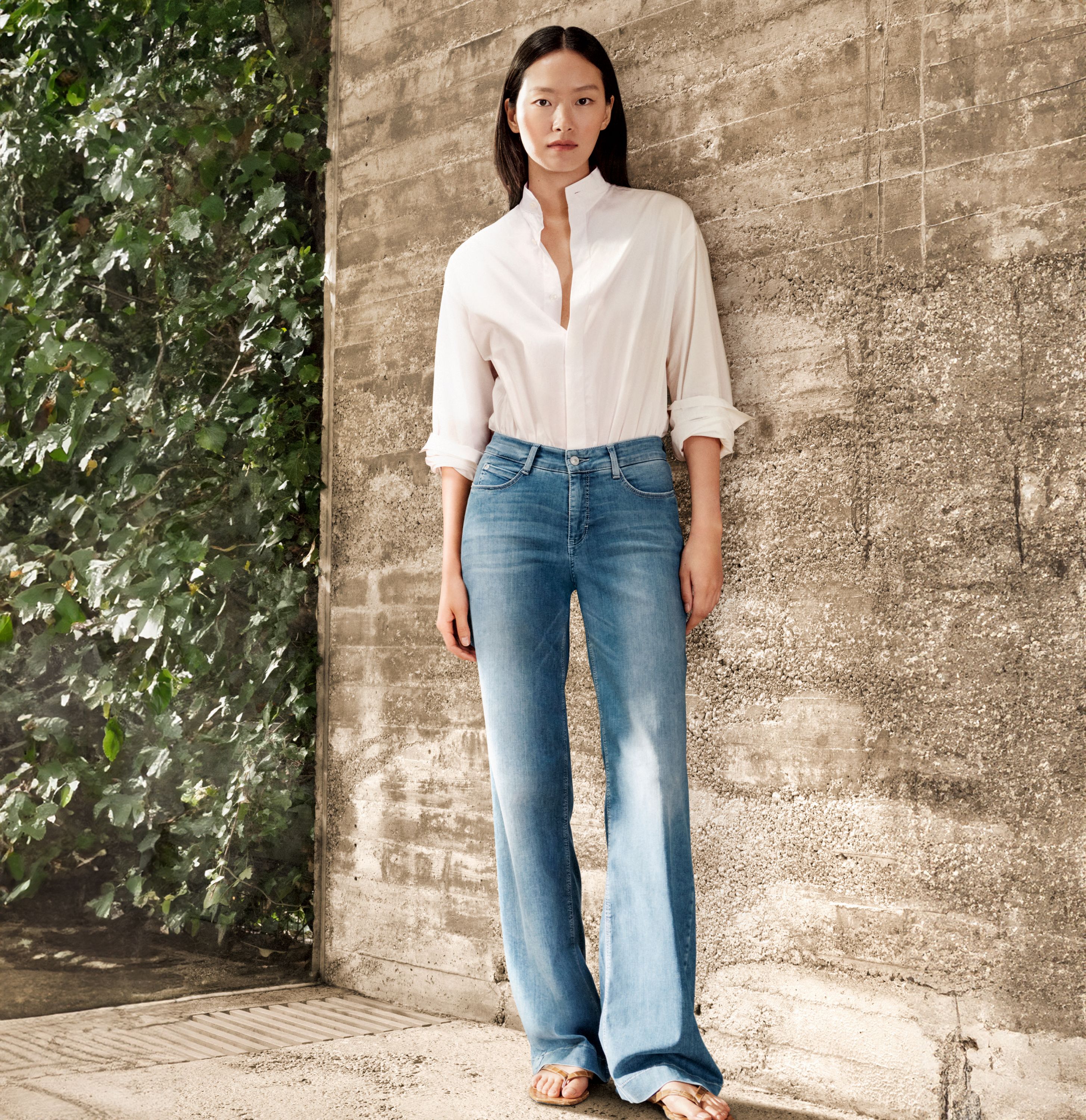 MAC JEANS - DREAM WIDE, DREAM Wonder light Denim - Wide Fit - 5441-90-0351L-D490 - blau