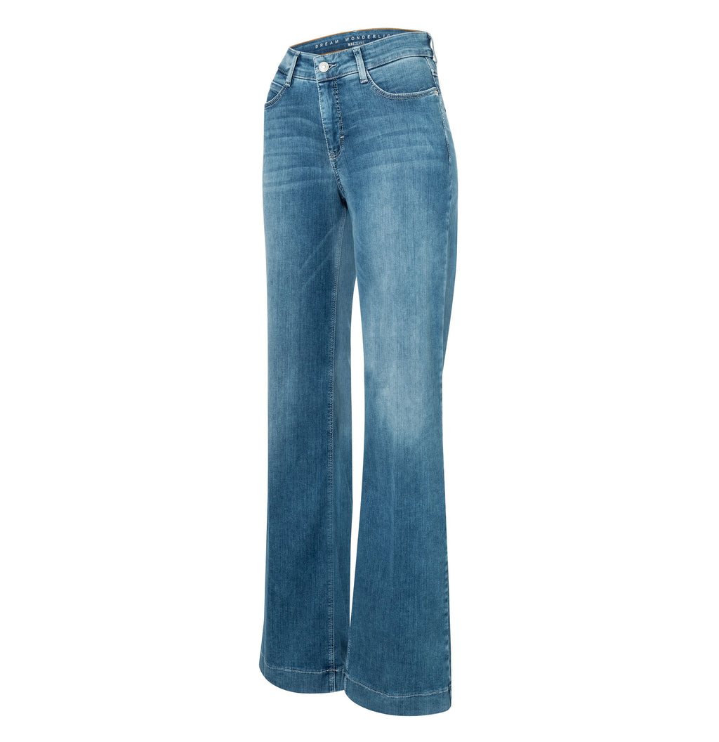 MAC JEANS - DREAM WIDE, DREAM Wonder light Denim - Wide Fit - 5441-90-0351L-D490 - blau