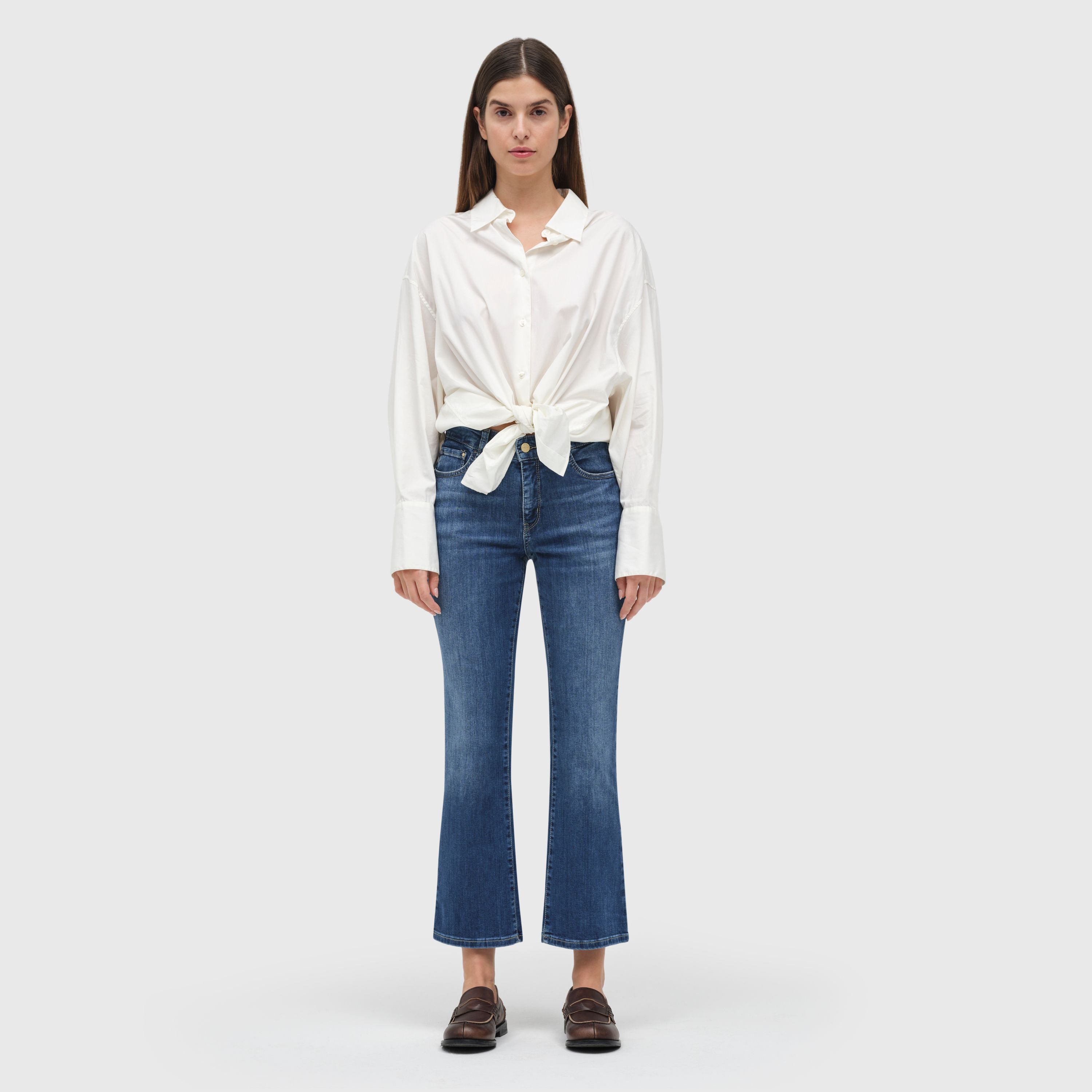 MAC JEANS - DREAM KICK, Dream authentic - Flared Fit - 5416-90-0357L-D526 - blau