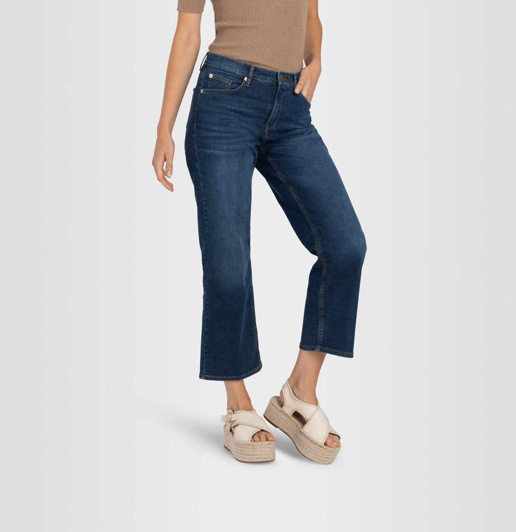 MAC JEANS - CULOTTE, Light weight denim - Wide Fit - 5984-9B-0391L-D544 - blau