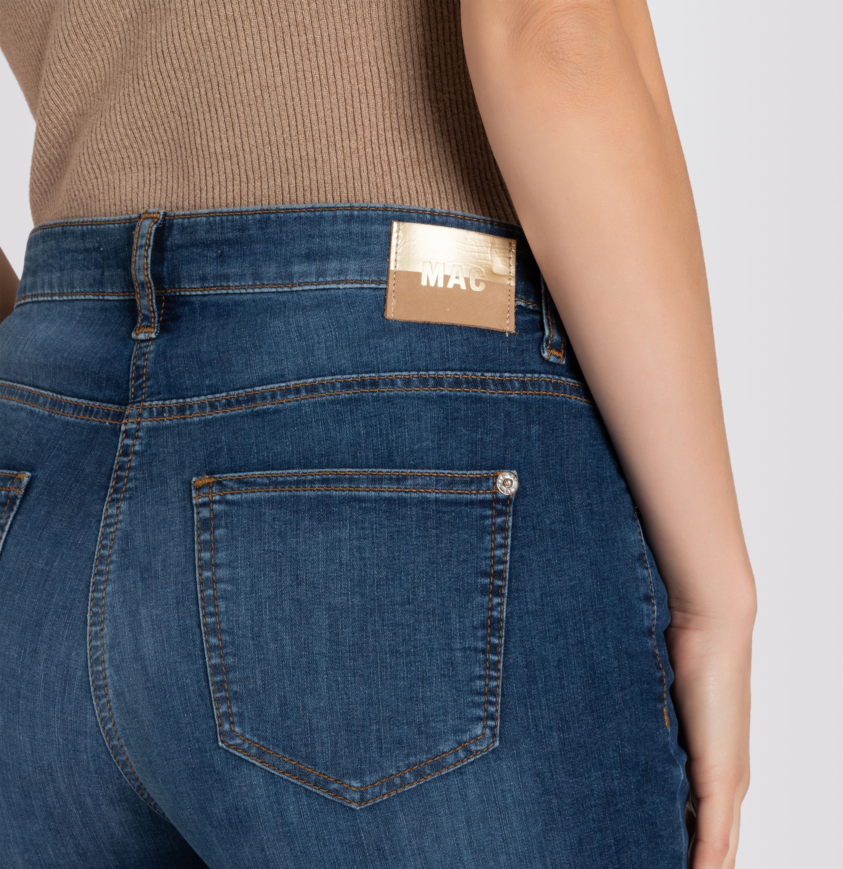 MAC JEANS - CULOTTE, Light weight denim - Wide Fit - 5984-9B-0391L-D544 - blau