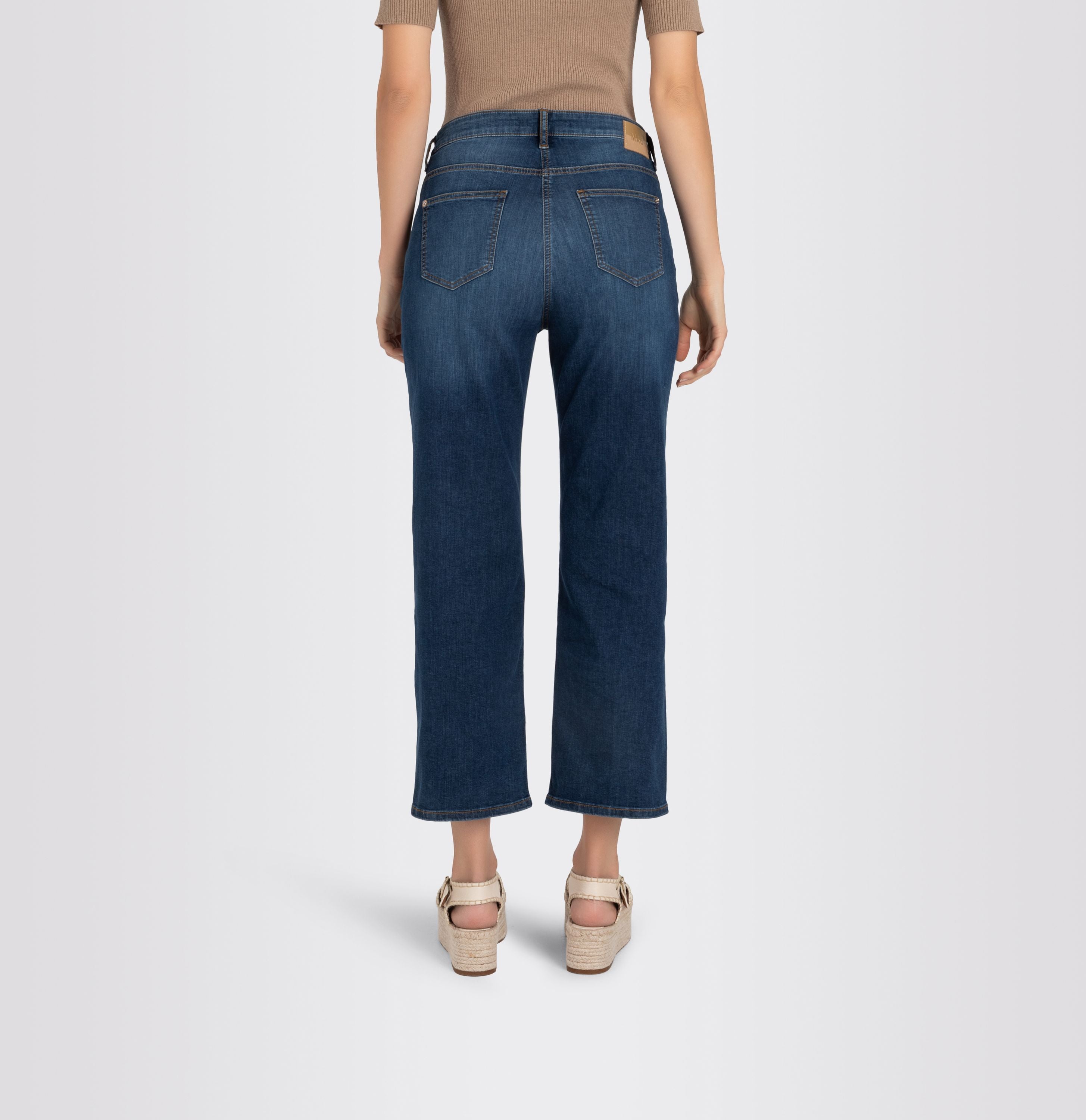 MAC JEANS - CULOTTE, Light weight denim - Wide Fit - 5984-9B-0391L-D544 - blau