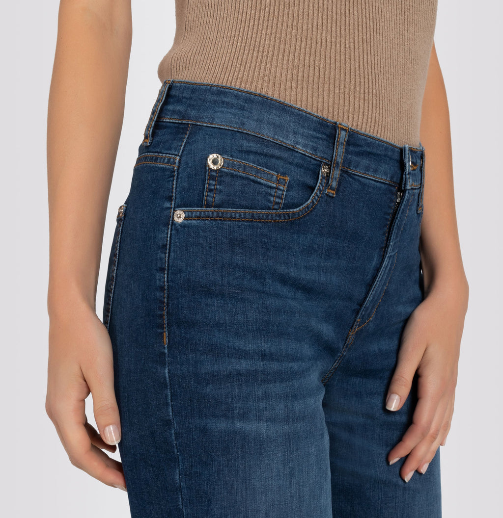 MAC JEANS - CULOTTE, Light weight denim - Wide Fit - 5984-9B-0391L-D544 - blau