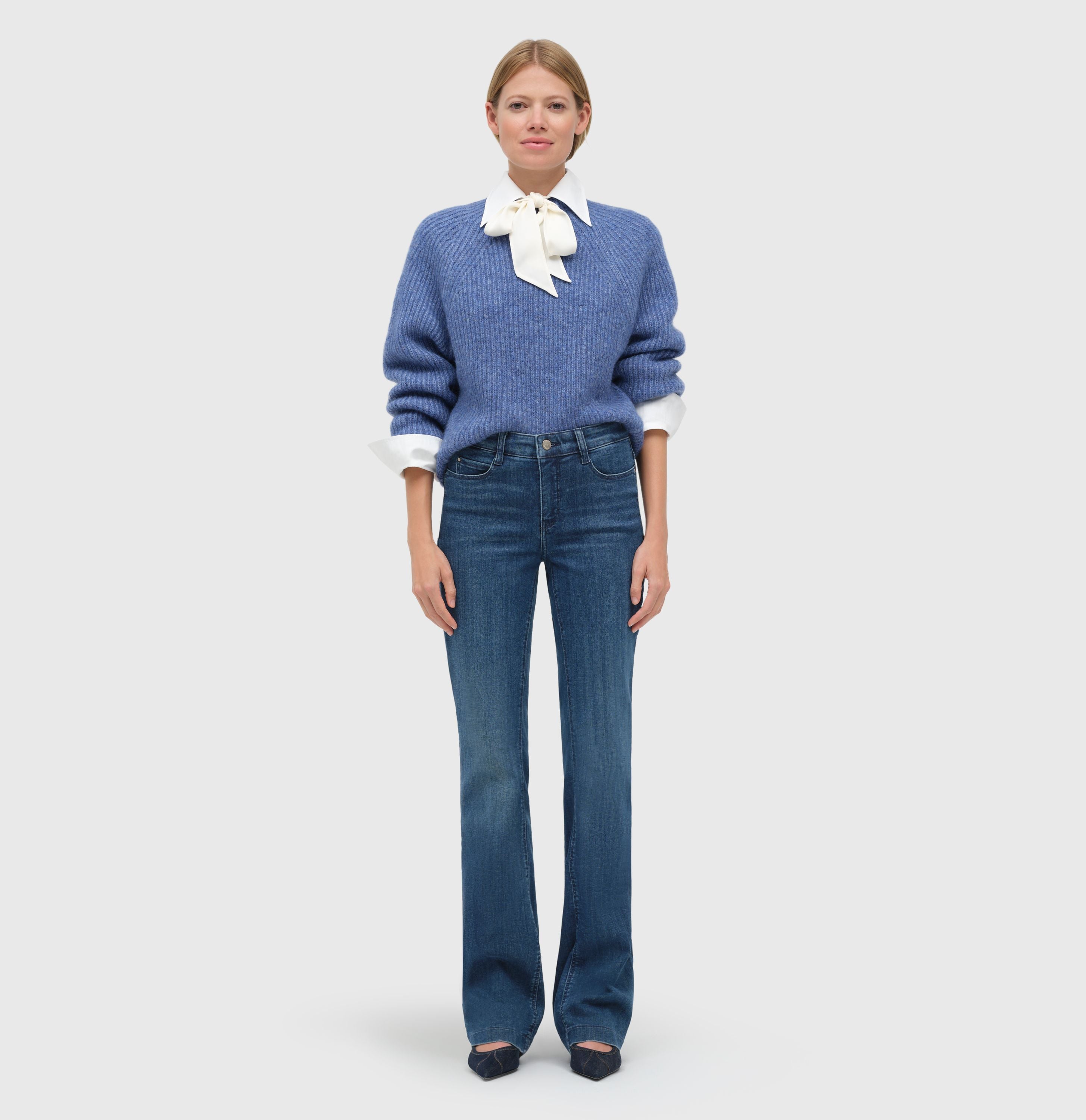 MAC JEANS - DREAM BOOT, Authentic mega flex - Flared Fit - 5429-90-0358L-D574 - blau
