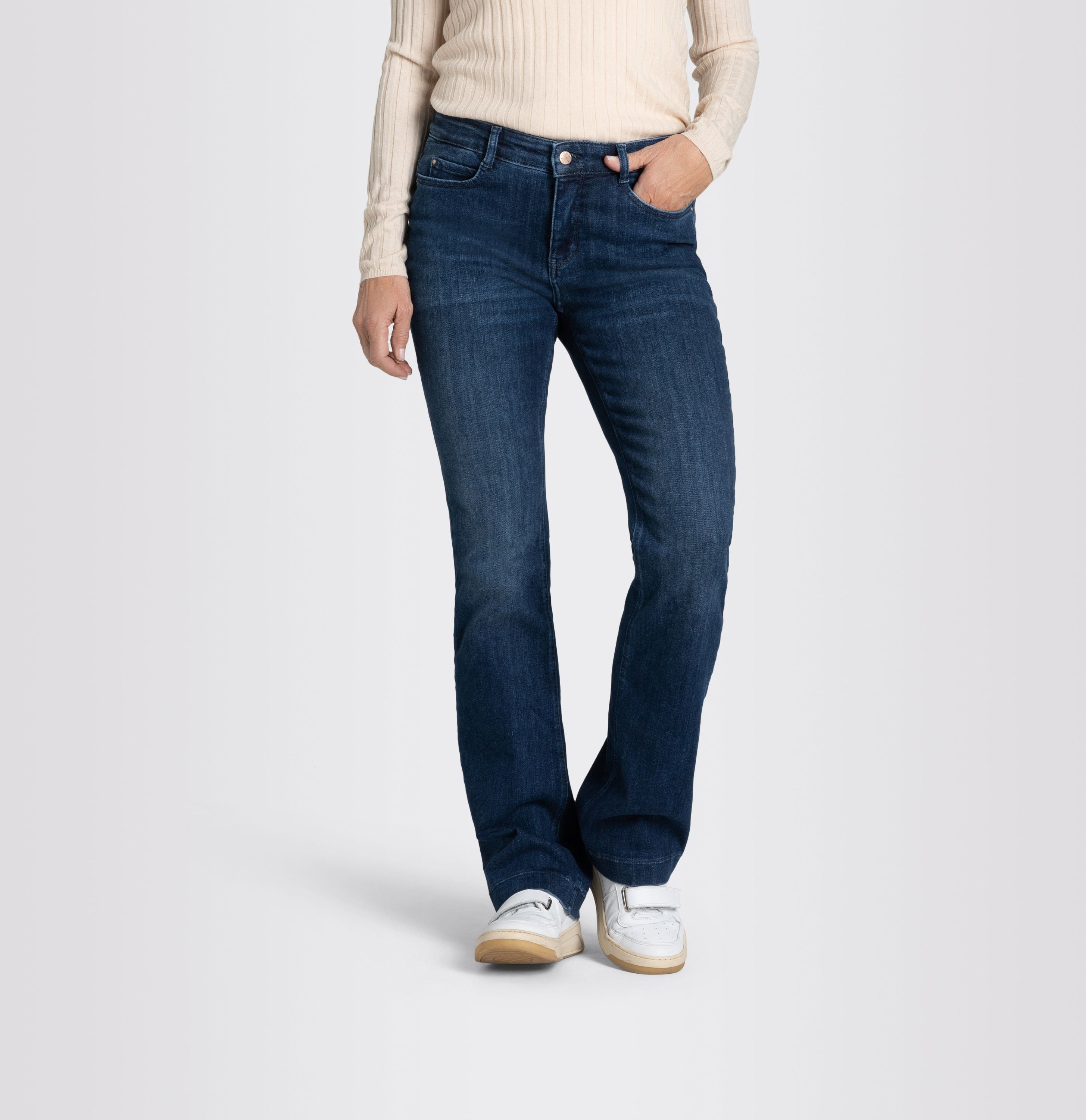 MAC JEANS - DREAM BOOT, Authentic mega flex - Flared Fit - 5429-90-0358L-D574 - blau