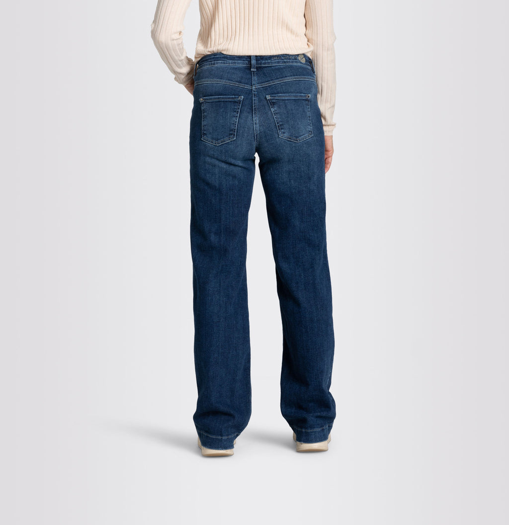 MAC JEANS - DREAM WIDE, Authentic mega flex - Wide Fit - 5439-90-0358L-D574 - blau