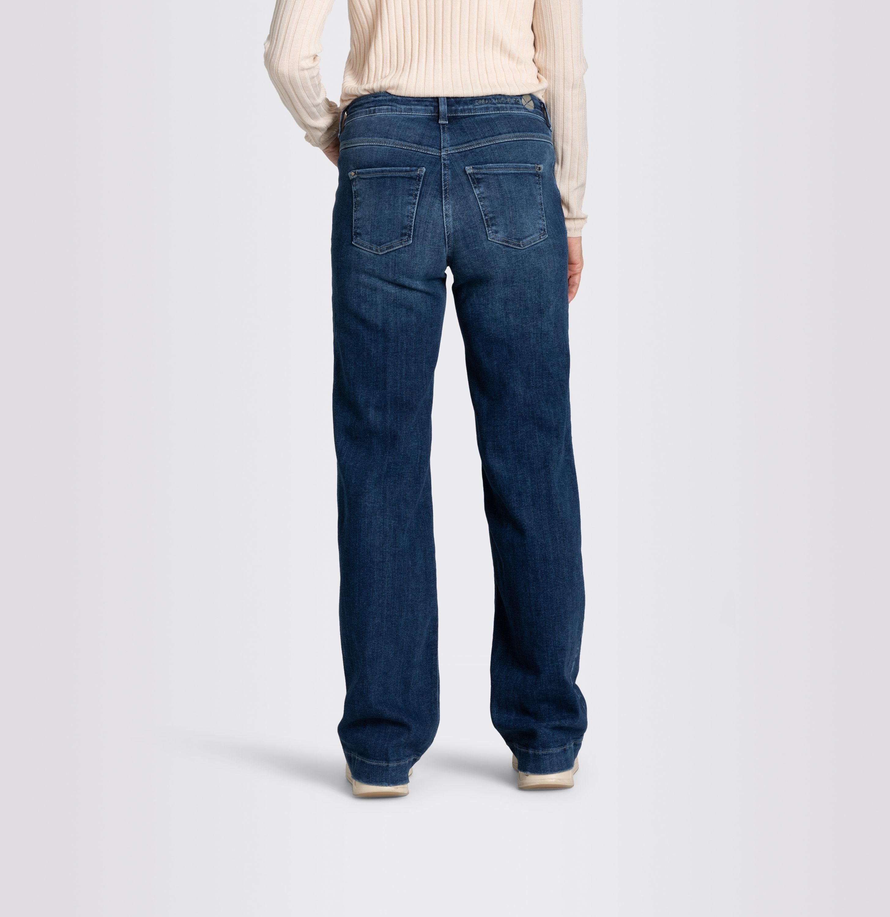 MAC JEANS - DREAM WIDE, Authentic mega flex - Wide Fit - 5439-90-0358L-D574 - blau