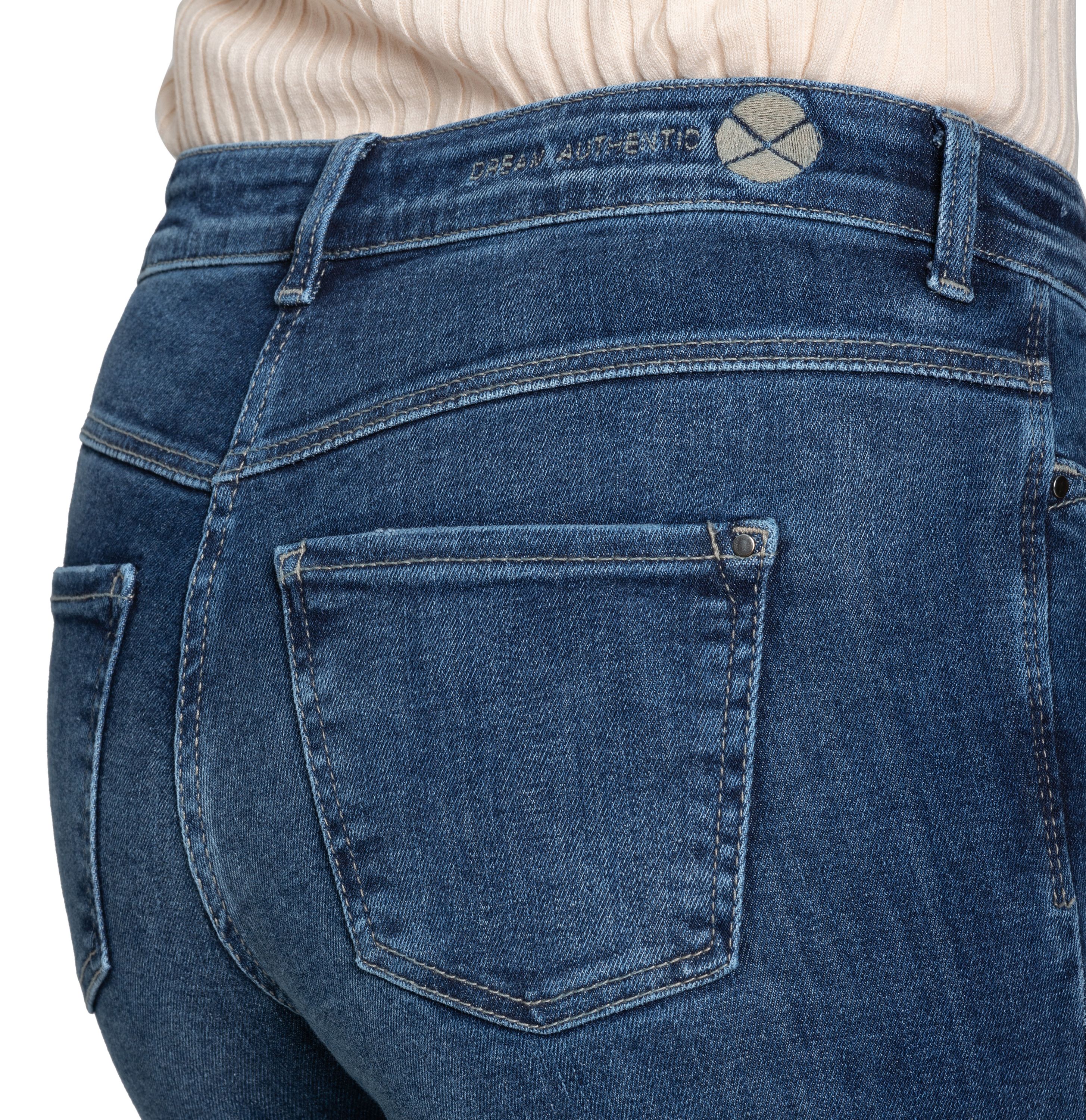 MAC JEANS - DREAM WIDE, Authentic mega flex - Wide Fit - 5439-90-0358L-D574 - blau