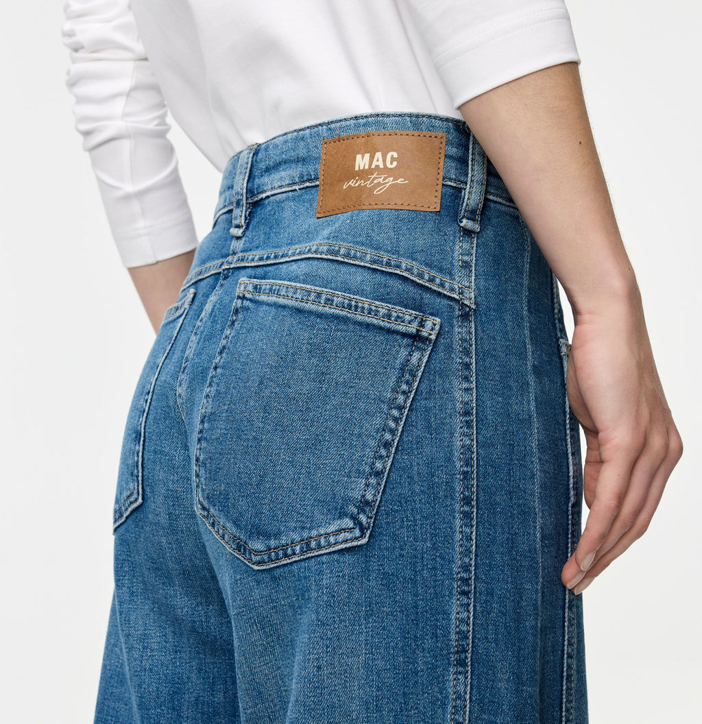 MAC JEANS - OHIO, Auth. comfort vintage denim - Barrel Fit - 3126-90-0333L-D576 - blau