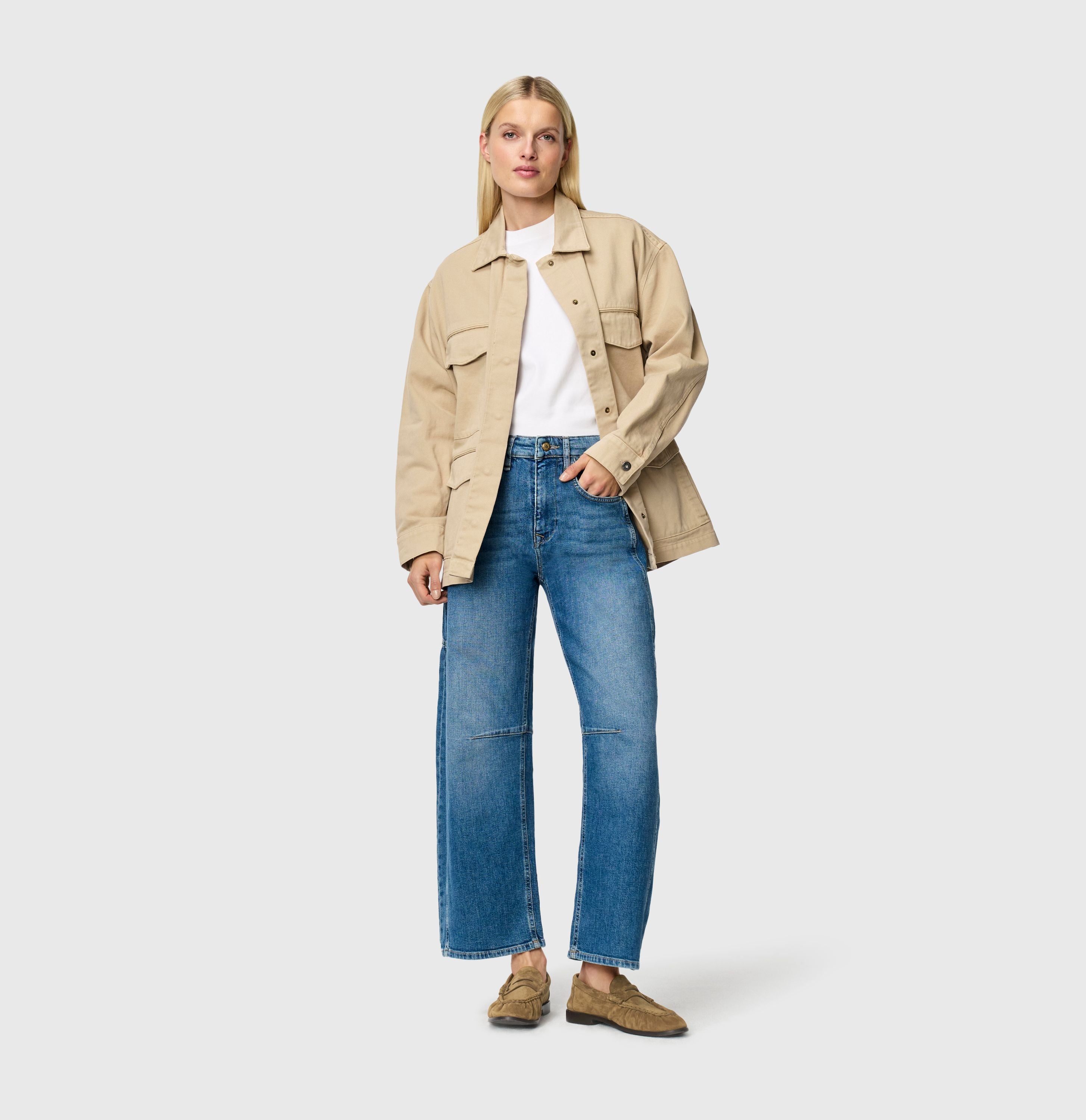 MAC JEANS - OHIO, Auth. comfort vintage denim - Barrel Fit - 3126-90-0333L-D576 - blau