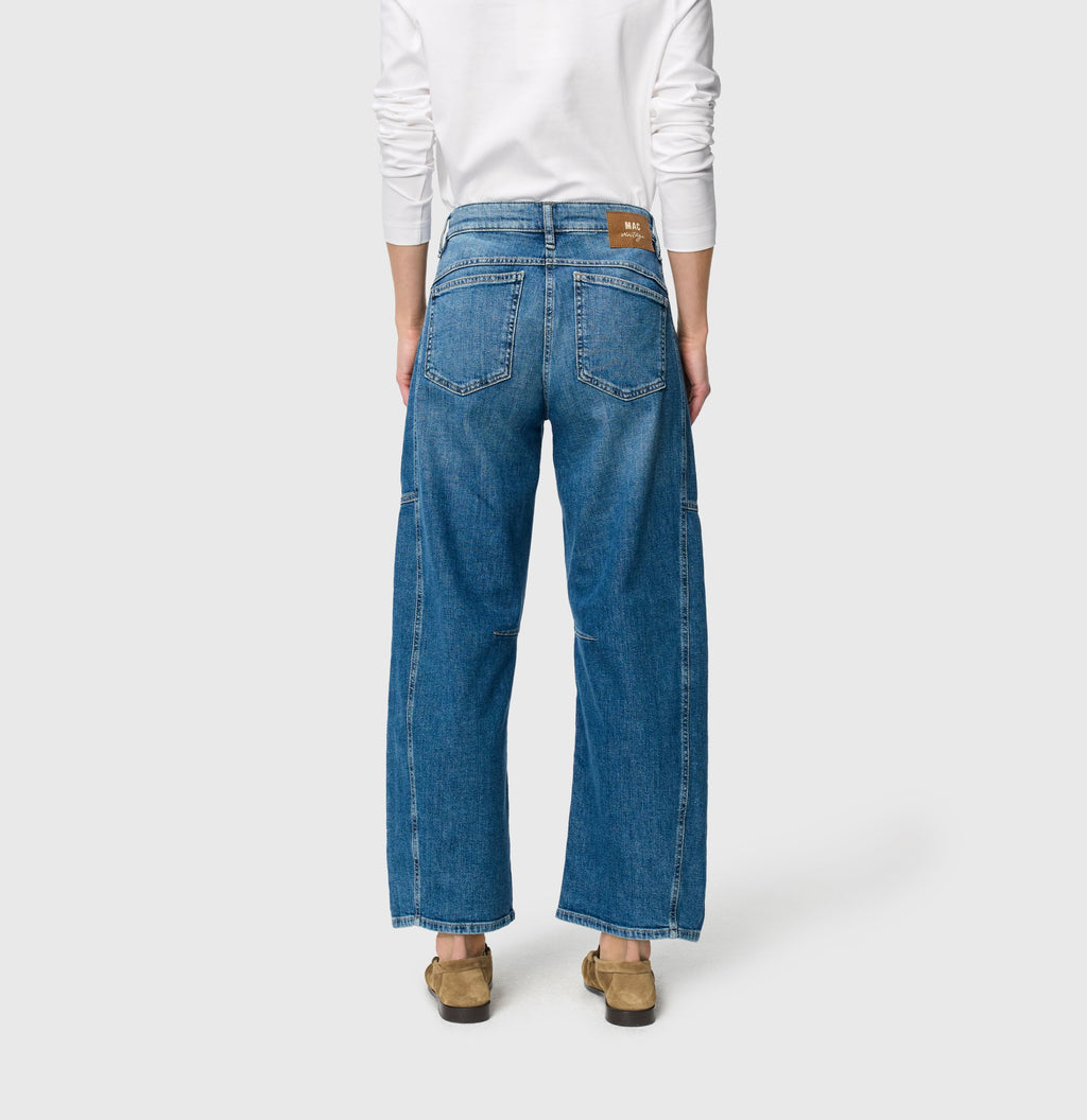 MAC JEANS - OHIO, Auth. comfort vintage denim - Barrel Fit - 3126-90-0333L-D576 - blau