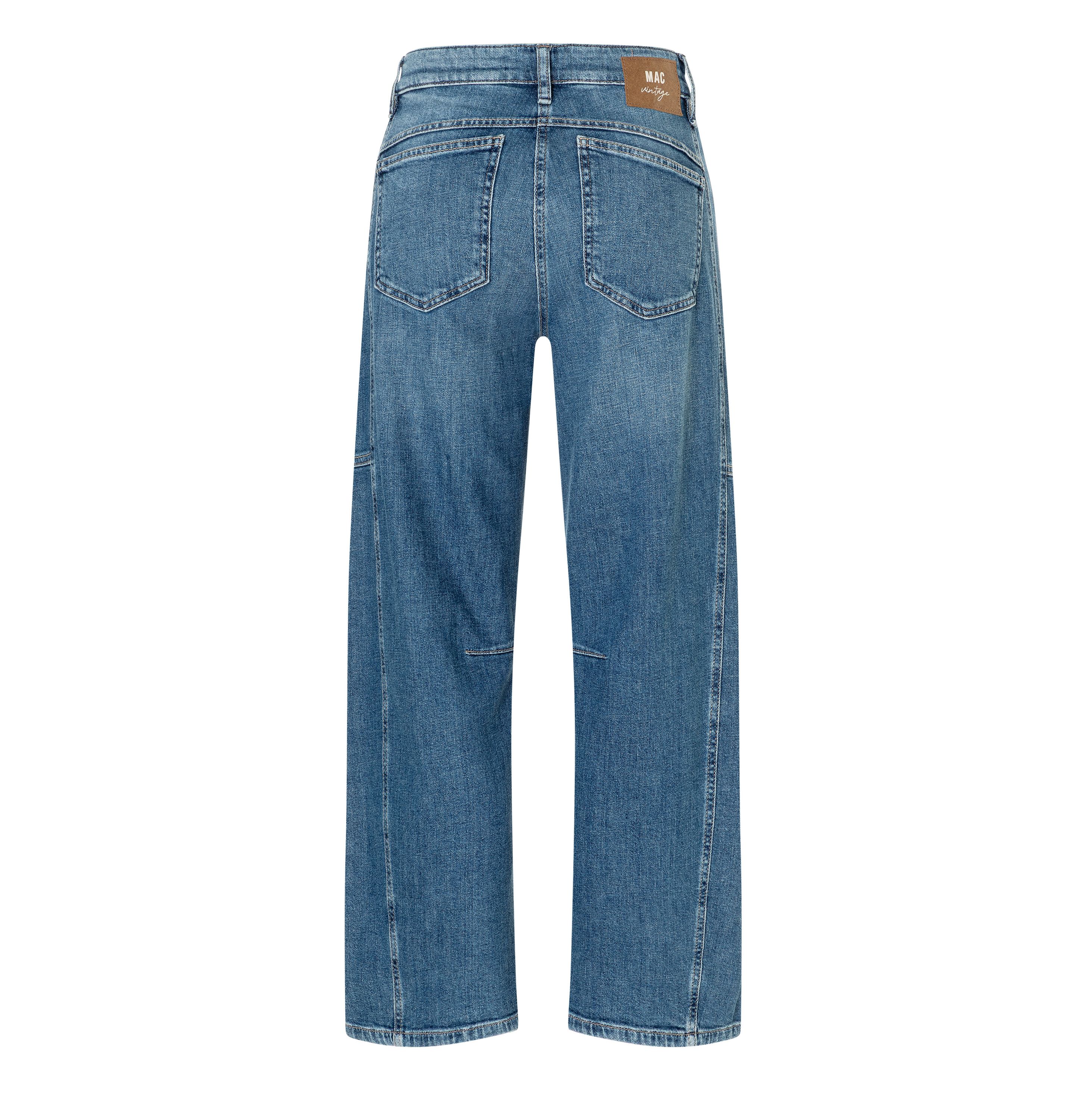 MAC JEANS - OHIO, Auth. comfort vintage denim - Barrel Fit - 3126-90-0333L-D576 - blau
