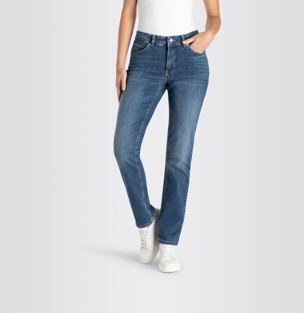 MAC JEANS - MELANIE, PERFECT Fit Forever Denim - Straight Fit - 5040-97-0380L-D586 - blau