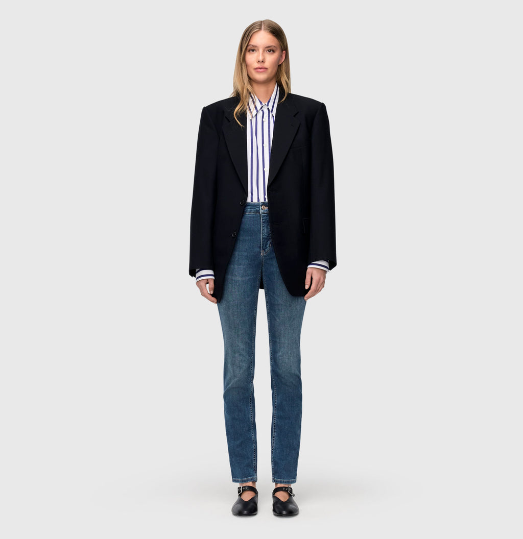 MAC JEANS - MELANIE, PERFECT Fit Forever Denim - Straight Fit - 5040-97-0380L-D586 - blau