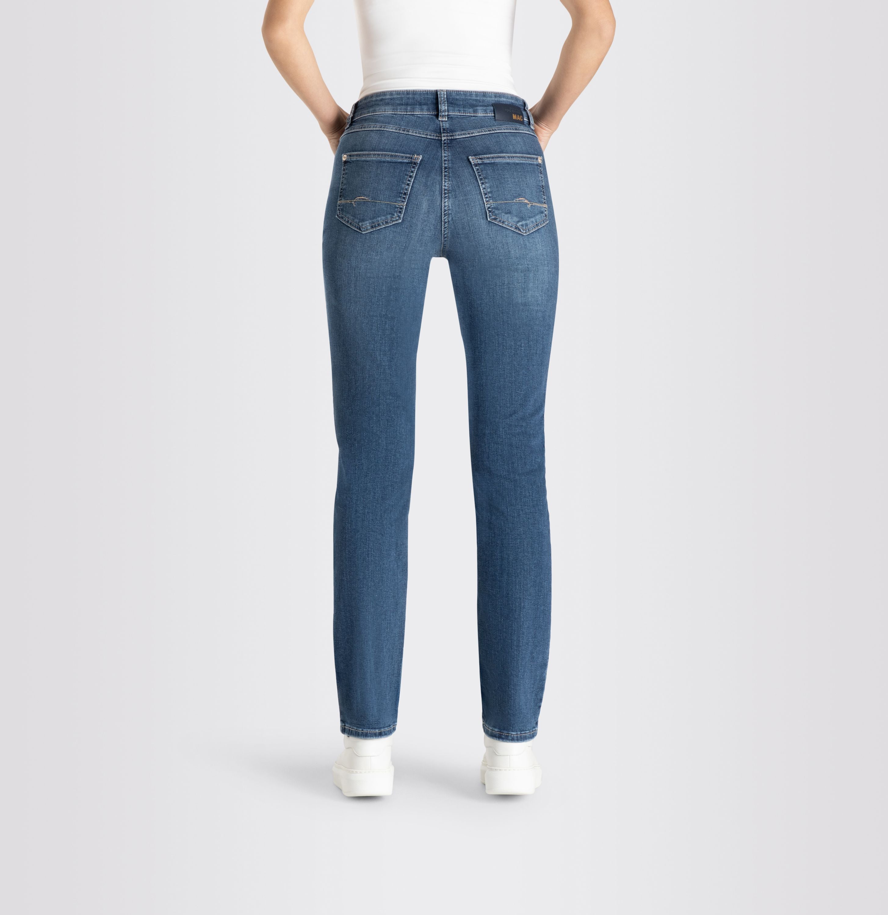 MAC JEANS - MELANIE, PERFECT Fit Forever Denim - Straight Fit - 5040-97-0380L-D586 - blau