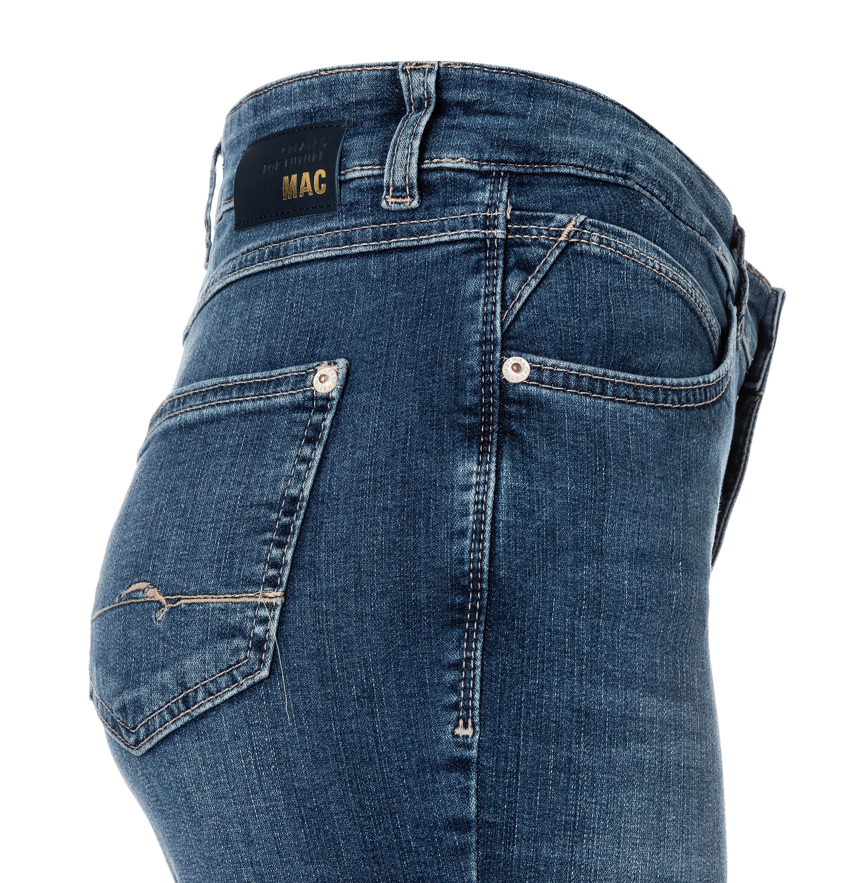 MAC JEANS - MELANIE, PERFECT Fit Forever Denim - Straight Fit - 5040-97-0380L-D586 - blau