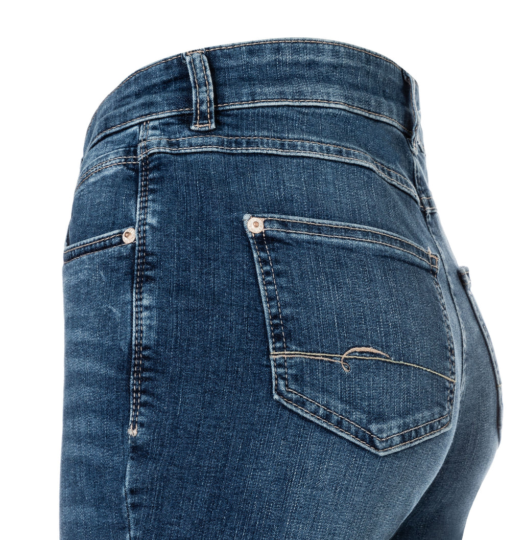 MAC JEANS - MELANIE, PERFECT Fit Forever Denim - Straight Fit - 5040-97-0380L-D586 - blau