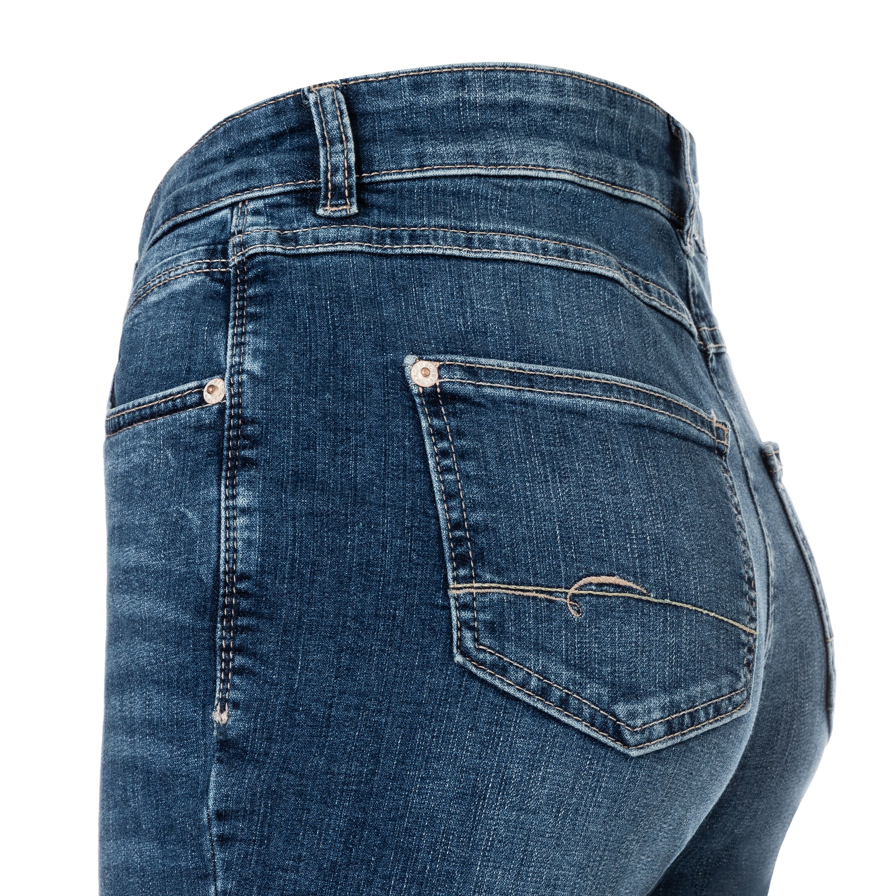 MAC JEANS - MELANIE, PERFECT Fit Forever Denim - Straight Fit - 5040-97-0380L-D586 - blau