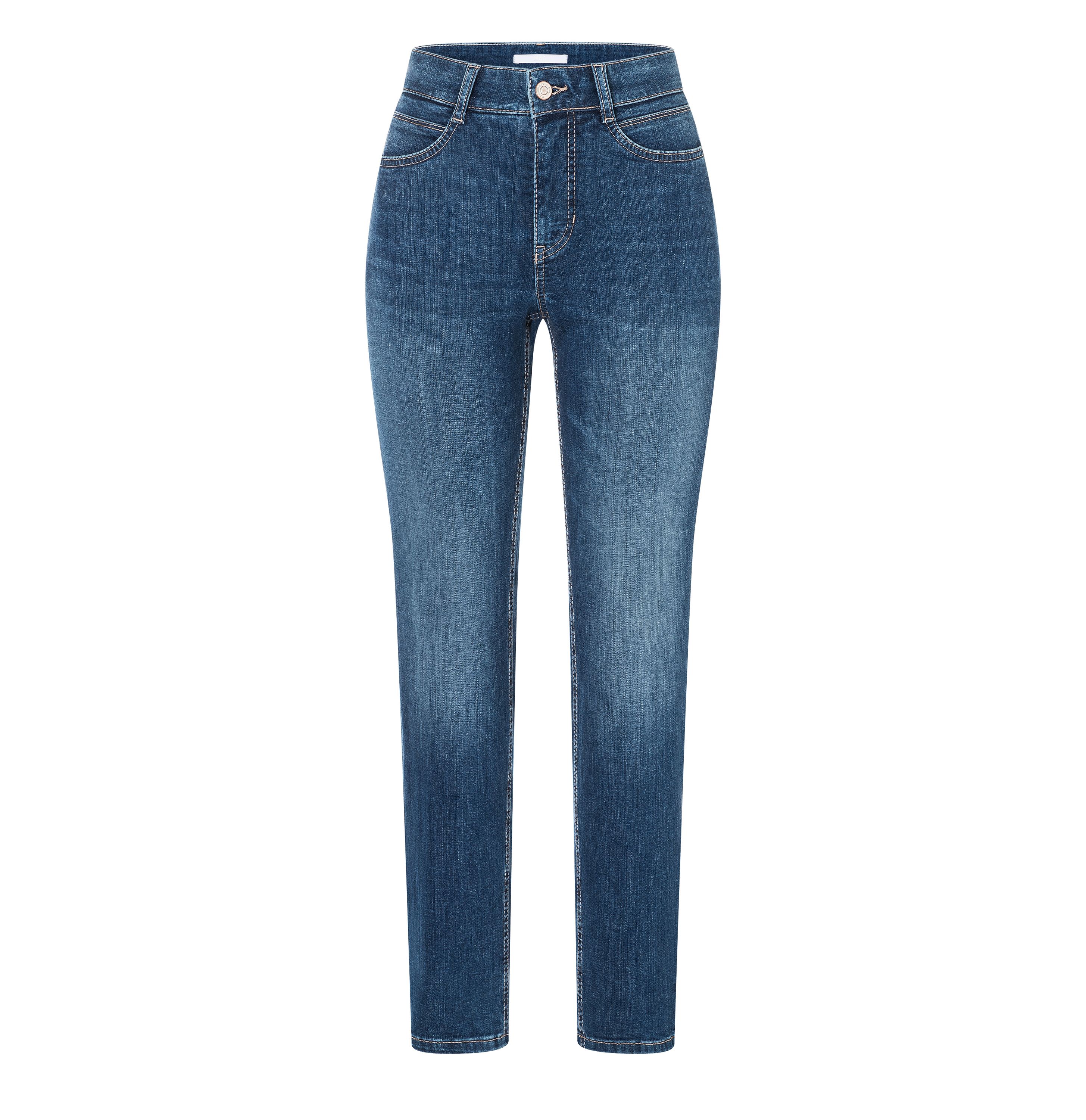 MAC JEANS - ANGELA, PERFECT Fit Forever Denim - Straight Fit - 5240-97-0380L-D586 - blau