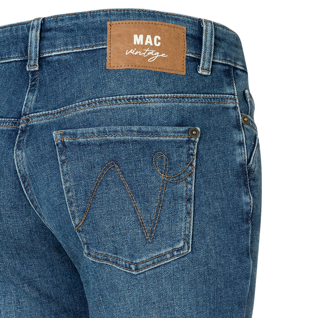 MAC JEANS - DETROIT, Auth. comfort vintage denim - Flared Fit - 2818-90-0333L-D591 - blau