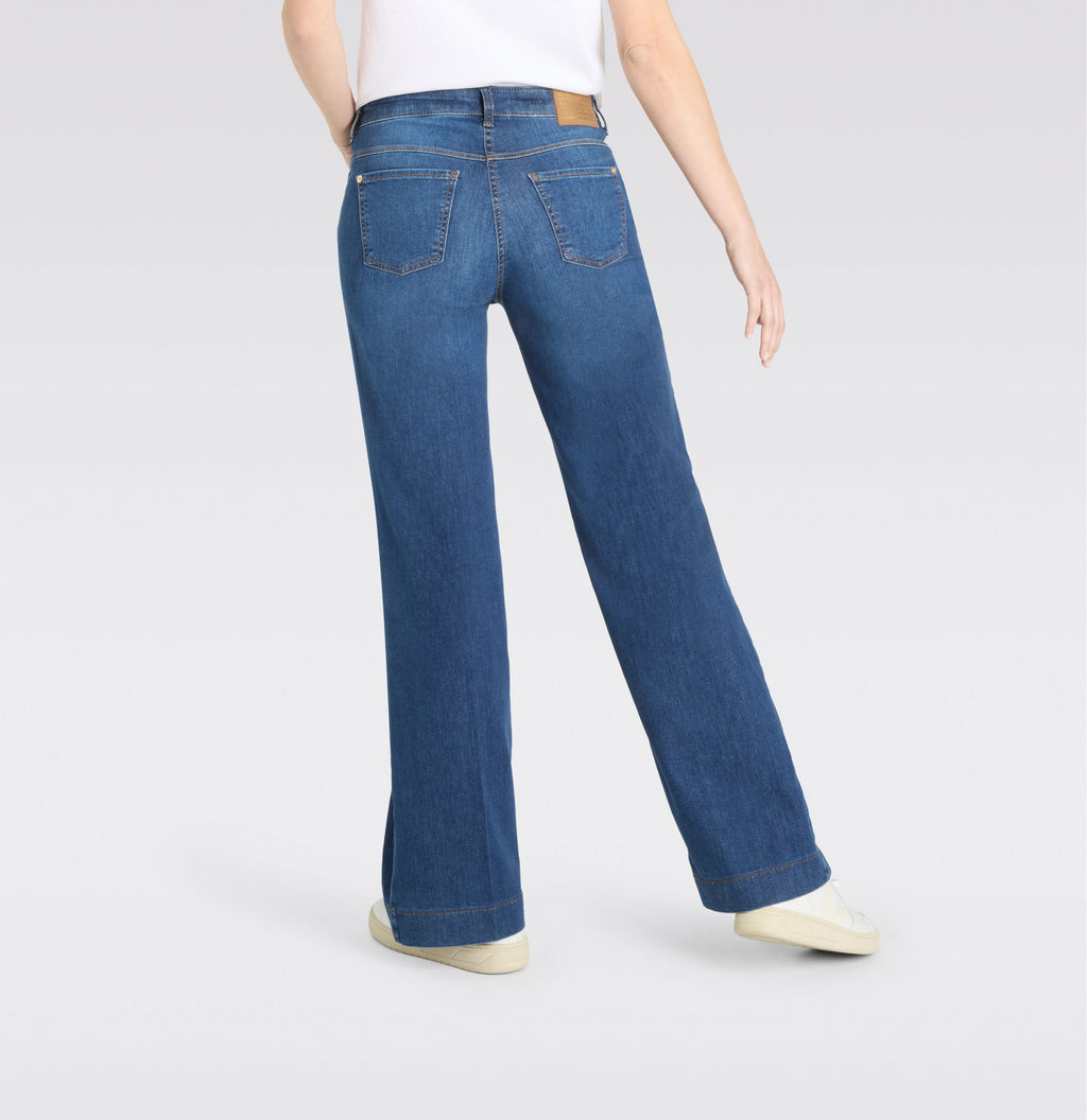 MAC JEANS - WIDE, Authentic Stretch Denim - Wide Fit - 5228-90-0387L-D620 - blau