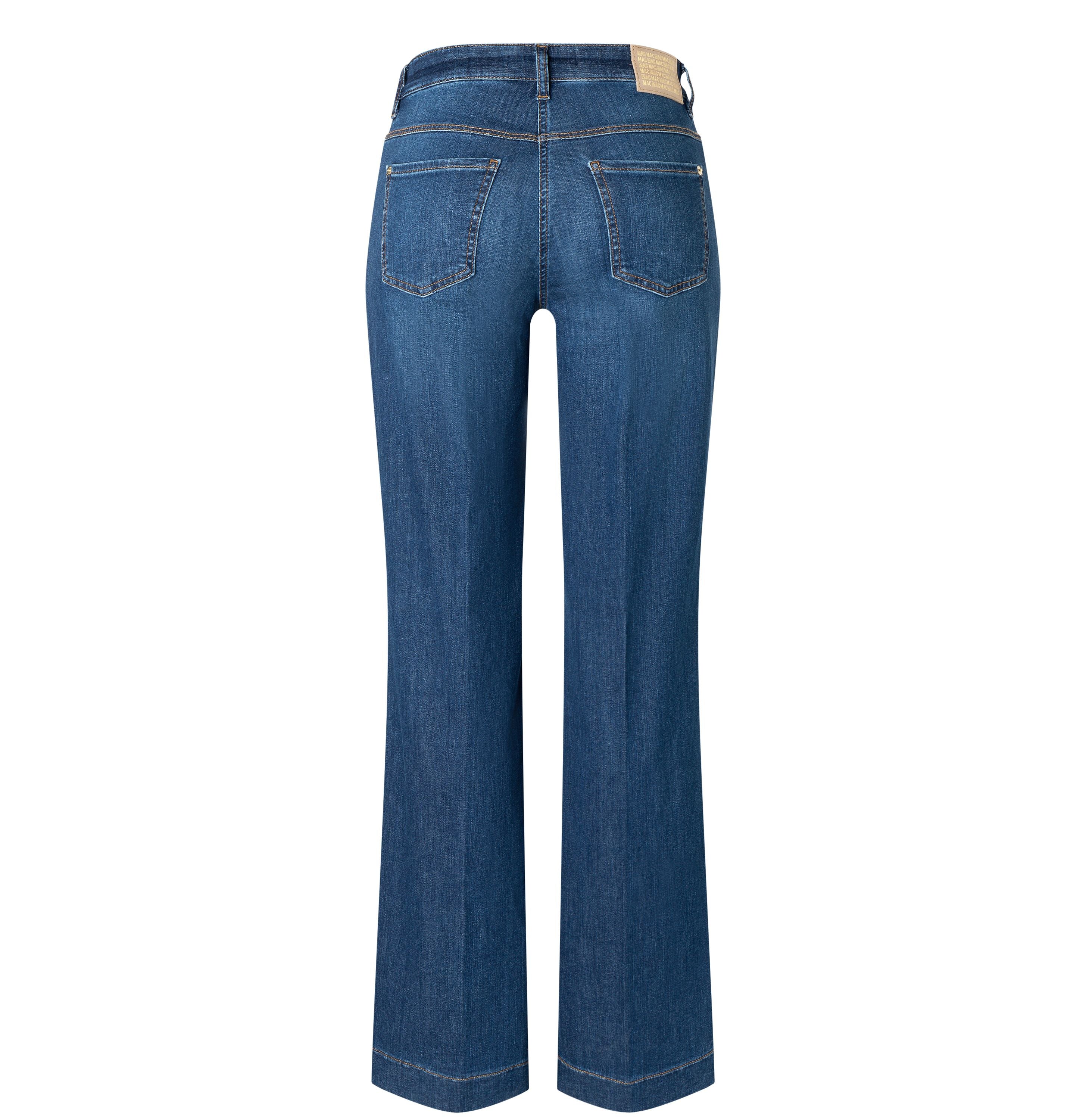 MAC JEANS - WIDE, Authentic Stretch Denim - Wide Fit - 5228-90-0387L-D620 - blau